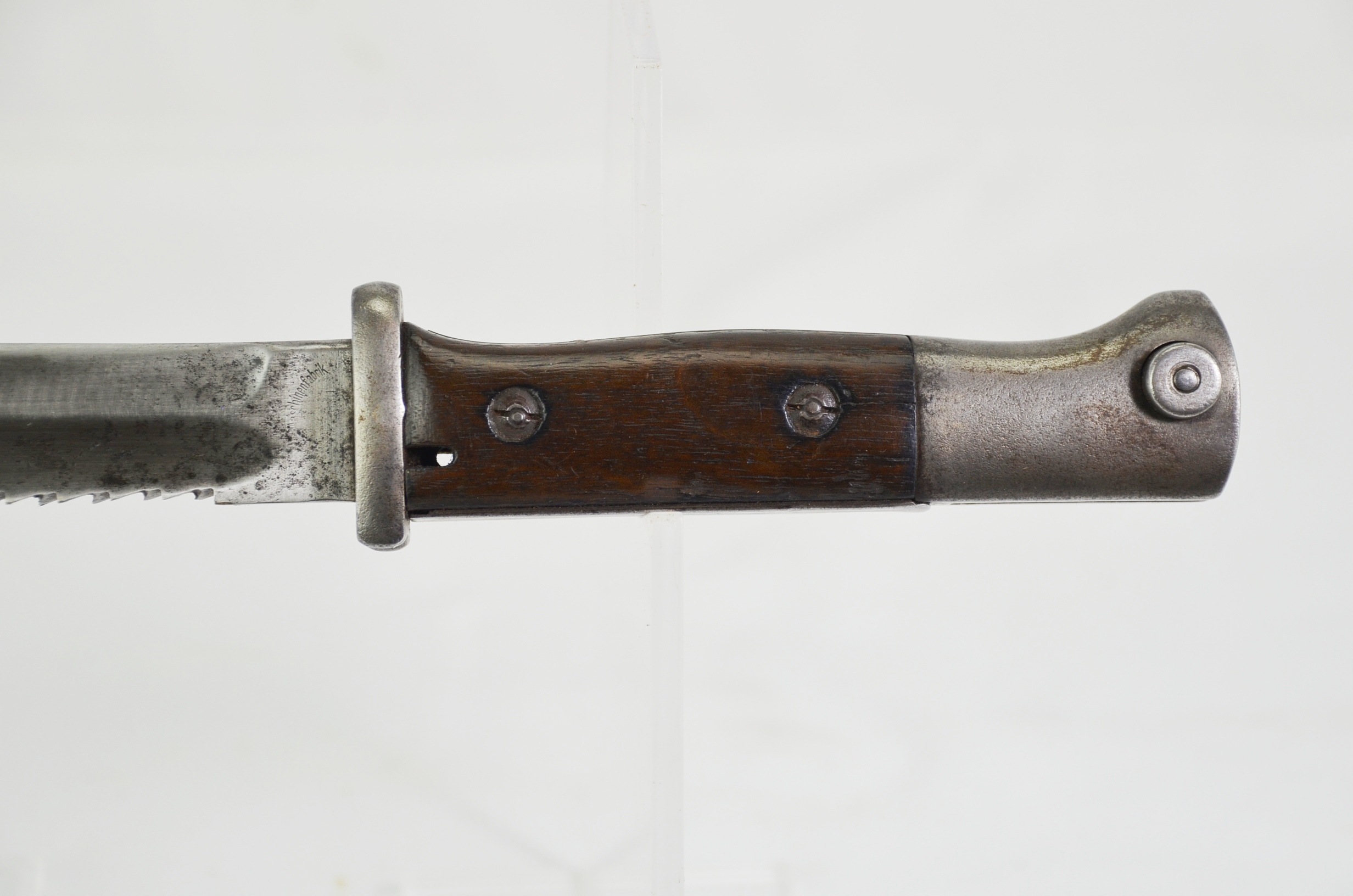 WW1 German Seitengewehr 1884/98 Gew98 Sawback Bayonet - Image 6