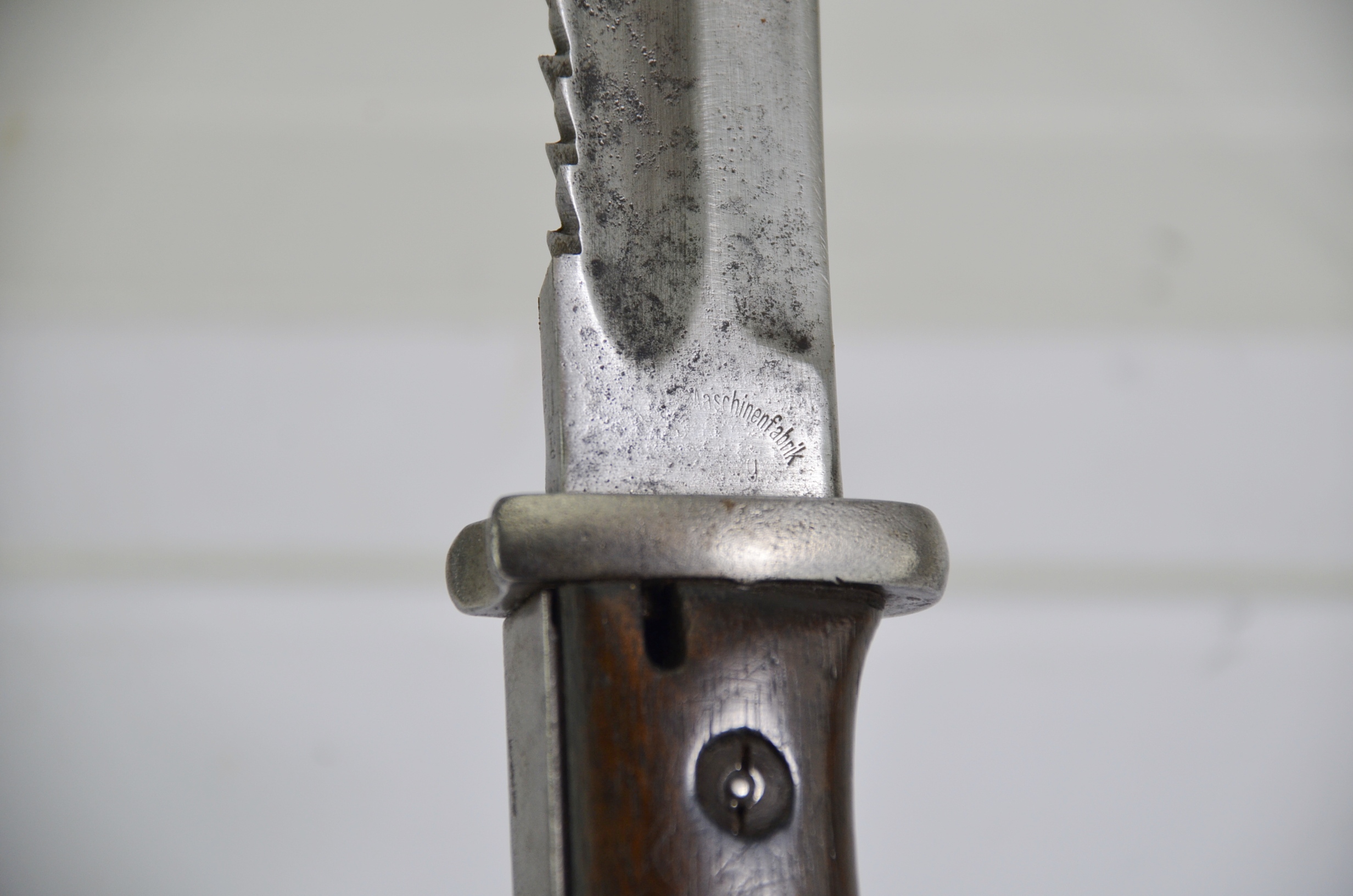 WW1 German Seitengewehr 1884/98 Gew98 Sawback Bayonet - Image 8