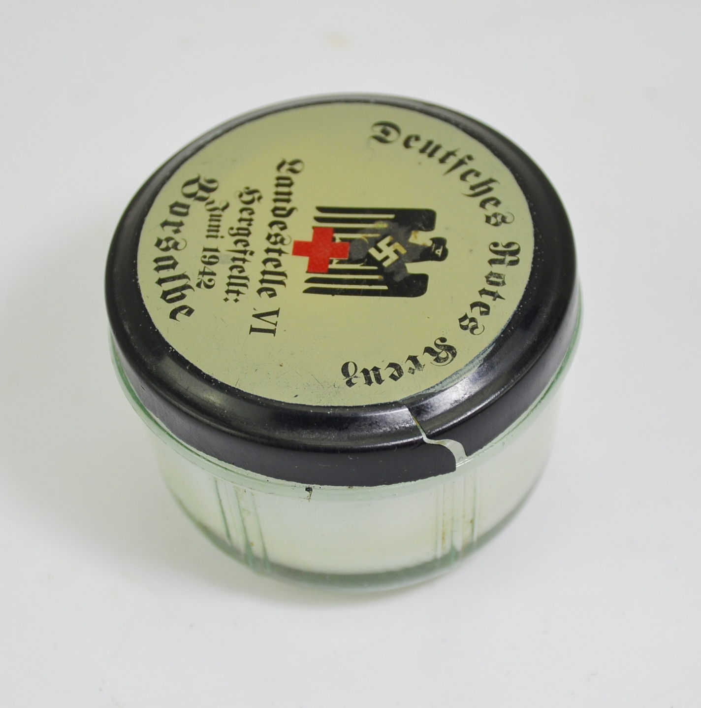 Second World War Nazi Branded Cream - Image 4
