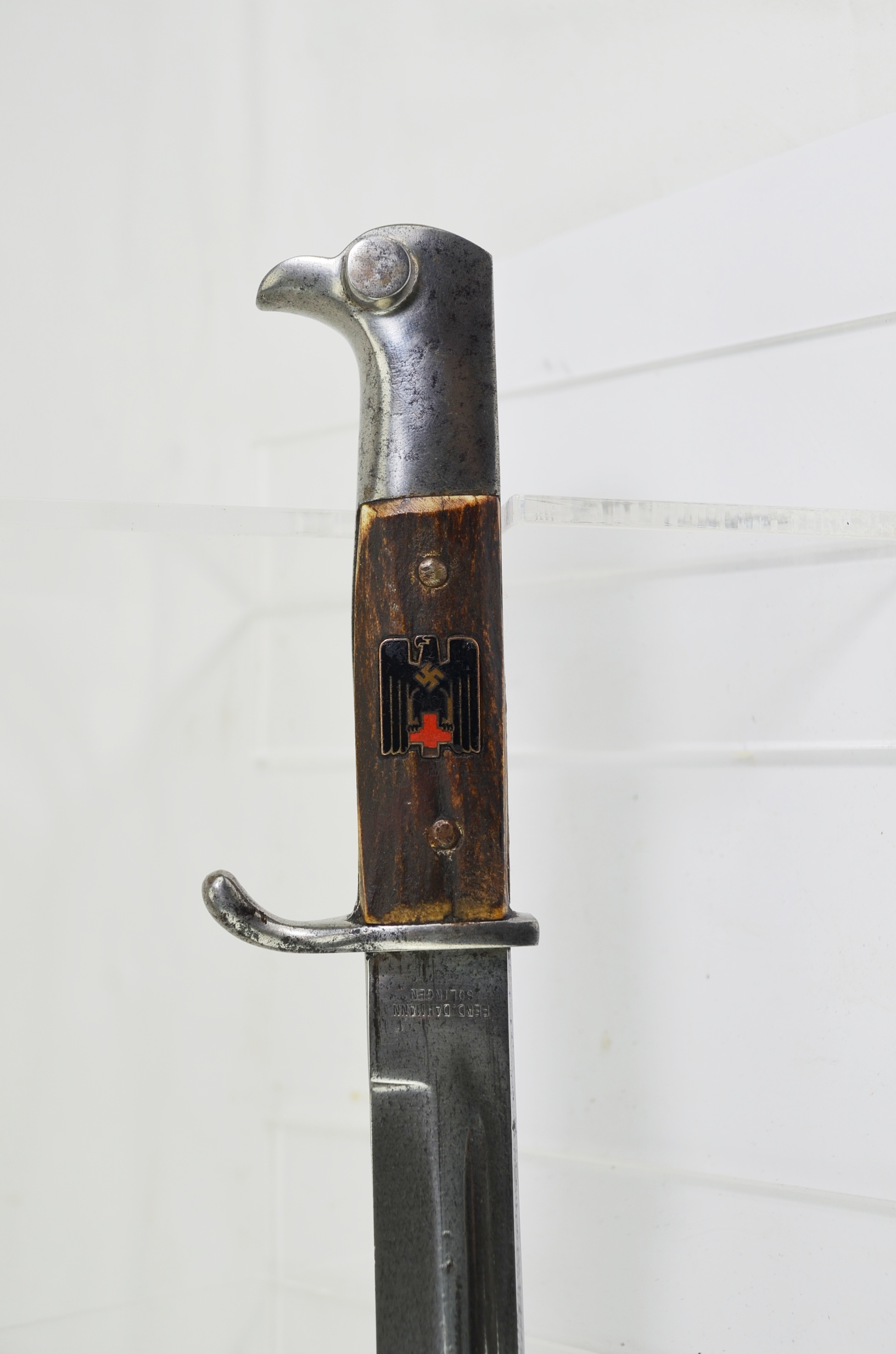Third Reich Nazi Red Cross Parade Bayonet and Scabbard - Image 6