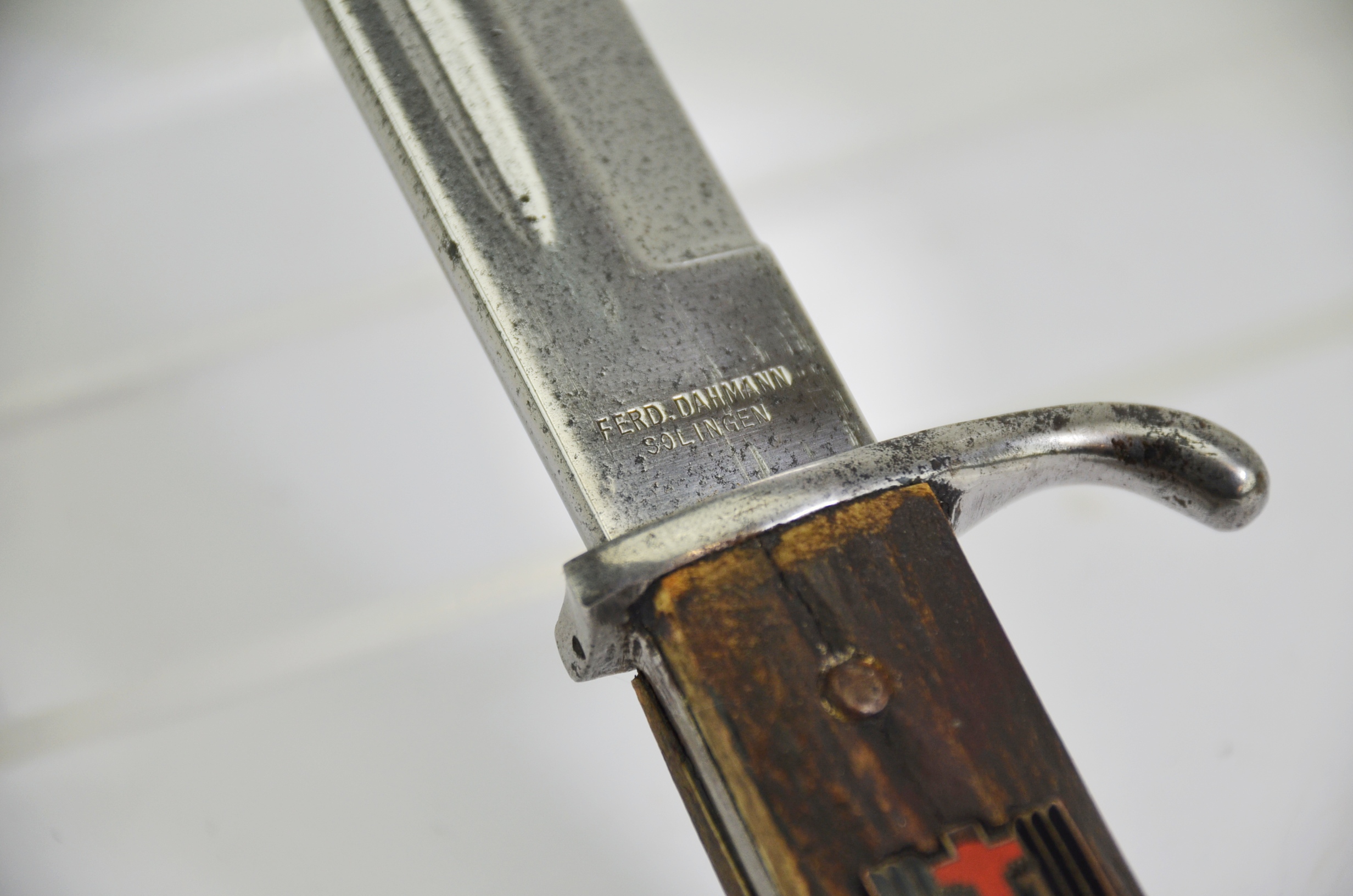 Third Reich Nazi Red Cross Parade Bayonet and Scabbard - Image 7