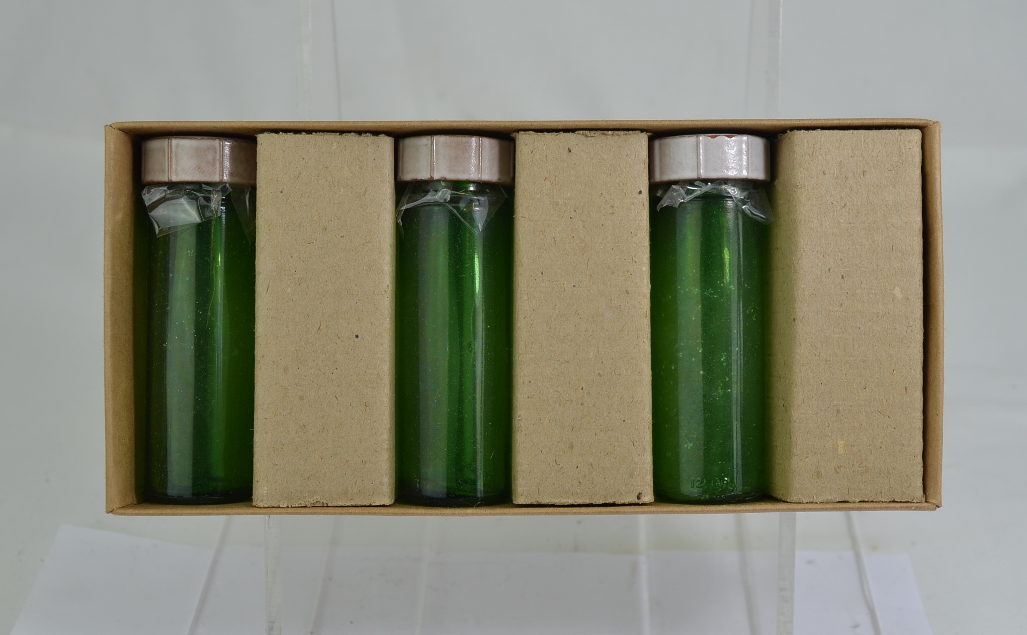 Original U.S. WWII QM Graves Registration Burial Identification Bottle Set of 6 - Image 3
