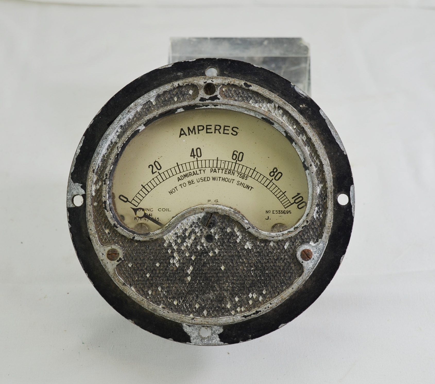 WW2 Naval Ammeter on HMS Thrasher