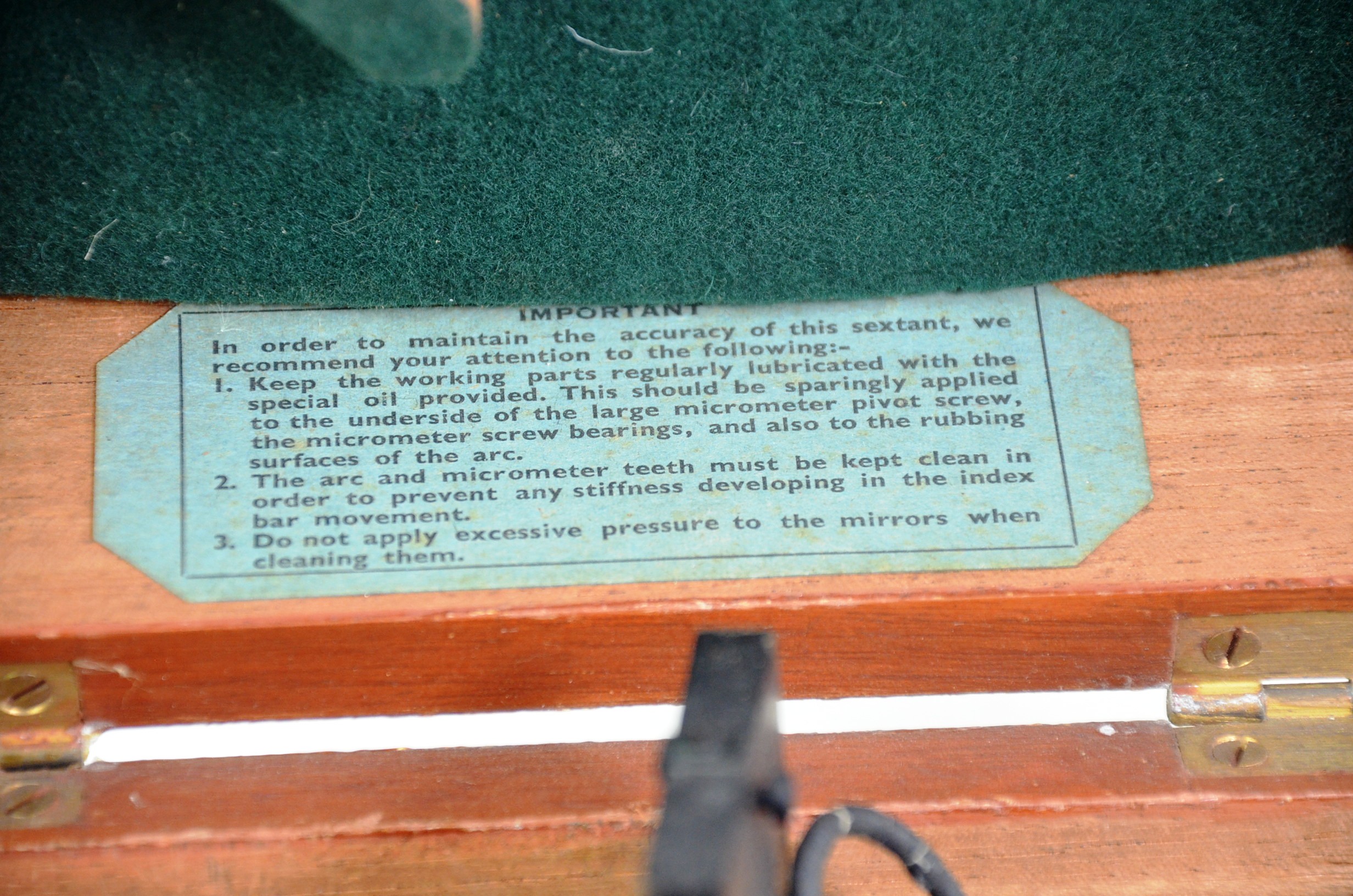 British WW2 Period Husun Sextant - Image 4