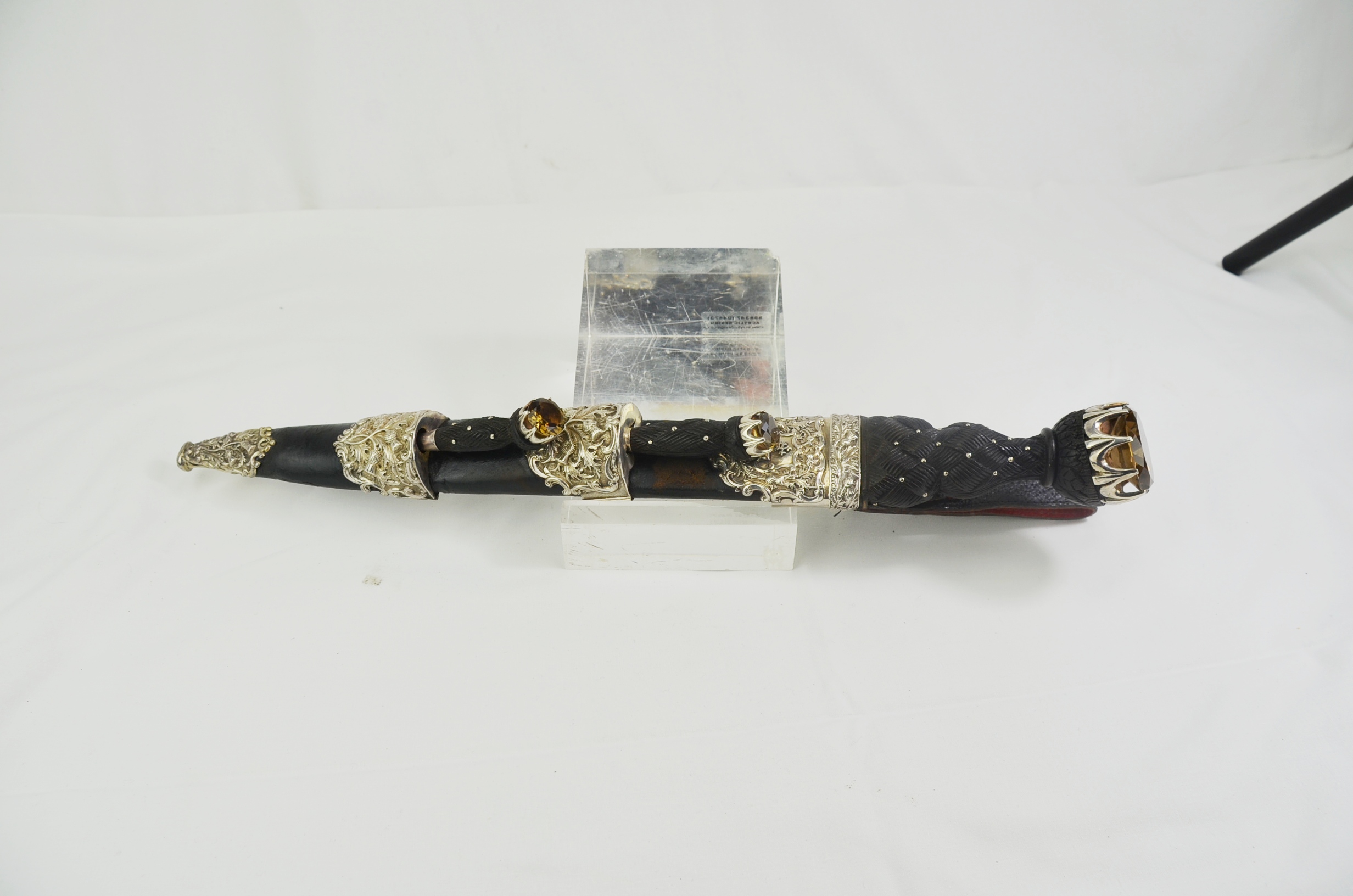 Antique Scottish Dirk and Scabbard - Image 2