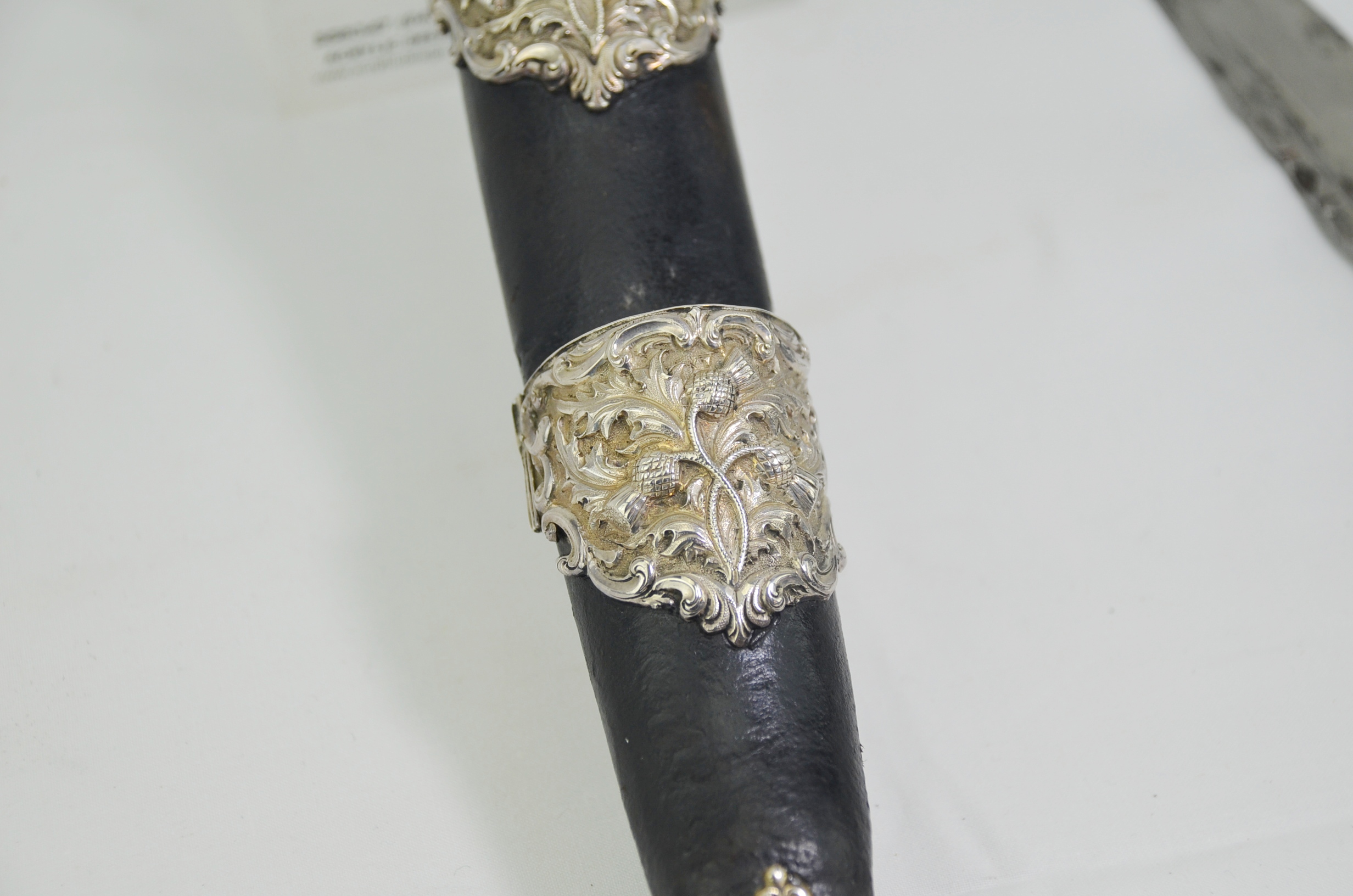 Antique Scottish Dirk and Scabbard - Image 10