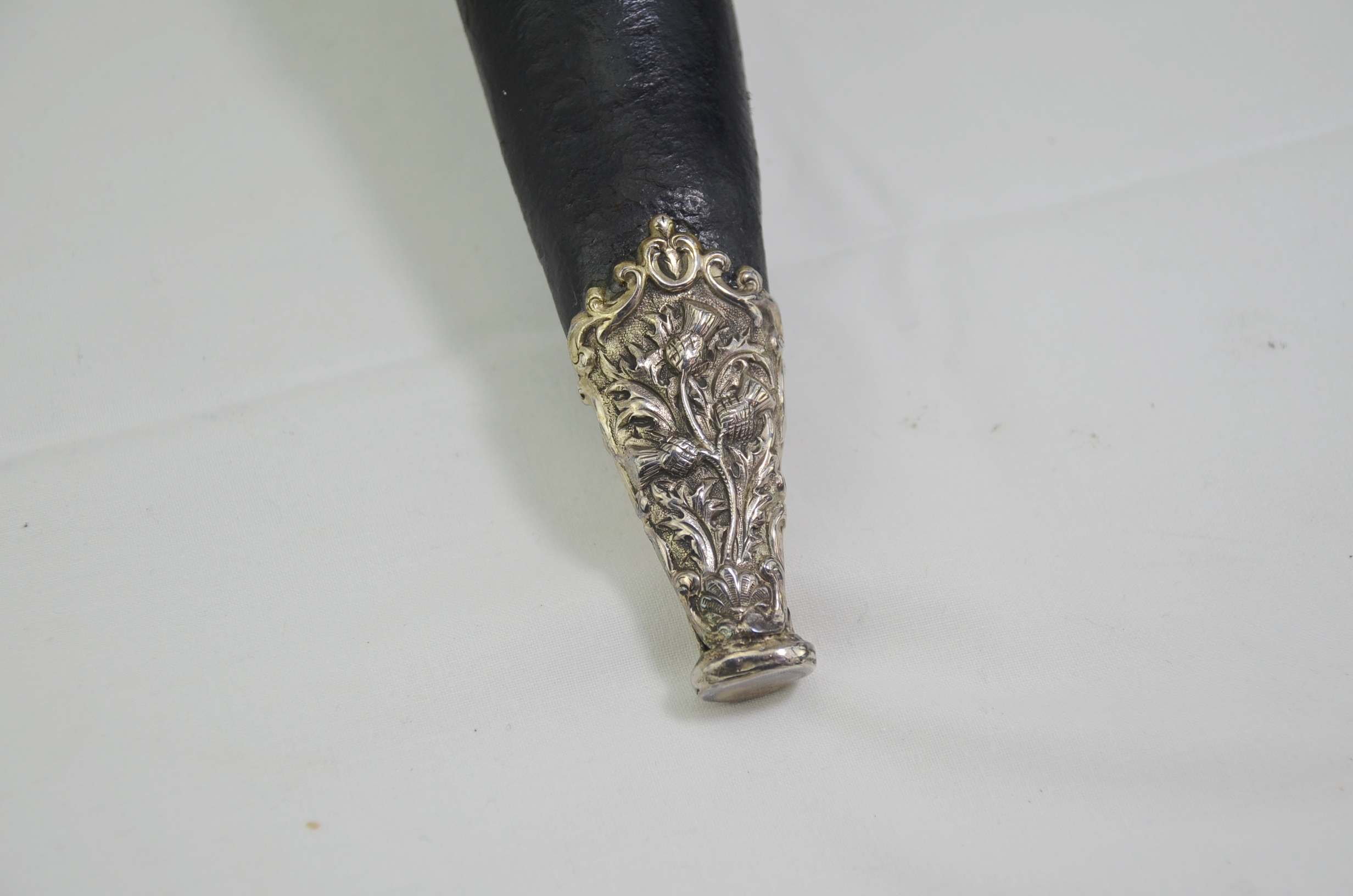 Antique Scottish Dirk and Scabbard - Image 11