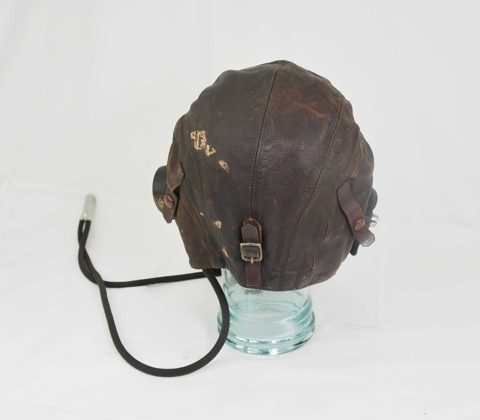 Original WW2 RAF C Type Flying Helmet and MK VII Goggles - Image 4