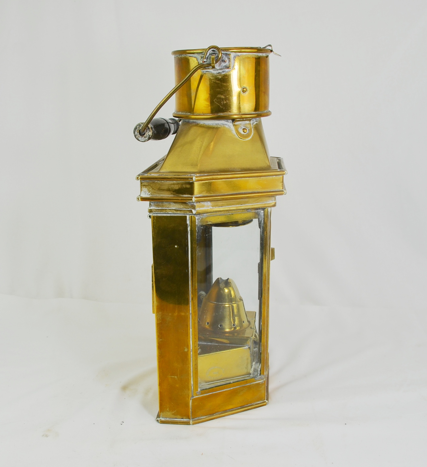 Alderson & Gyde Ships Passageway Lantern 1957 Dated - Image 4