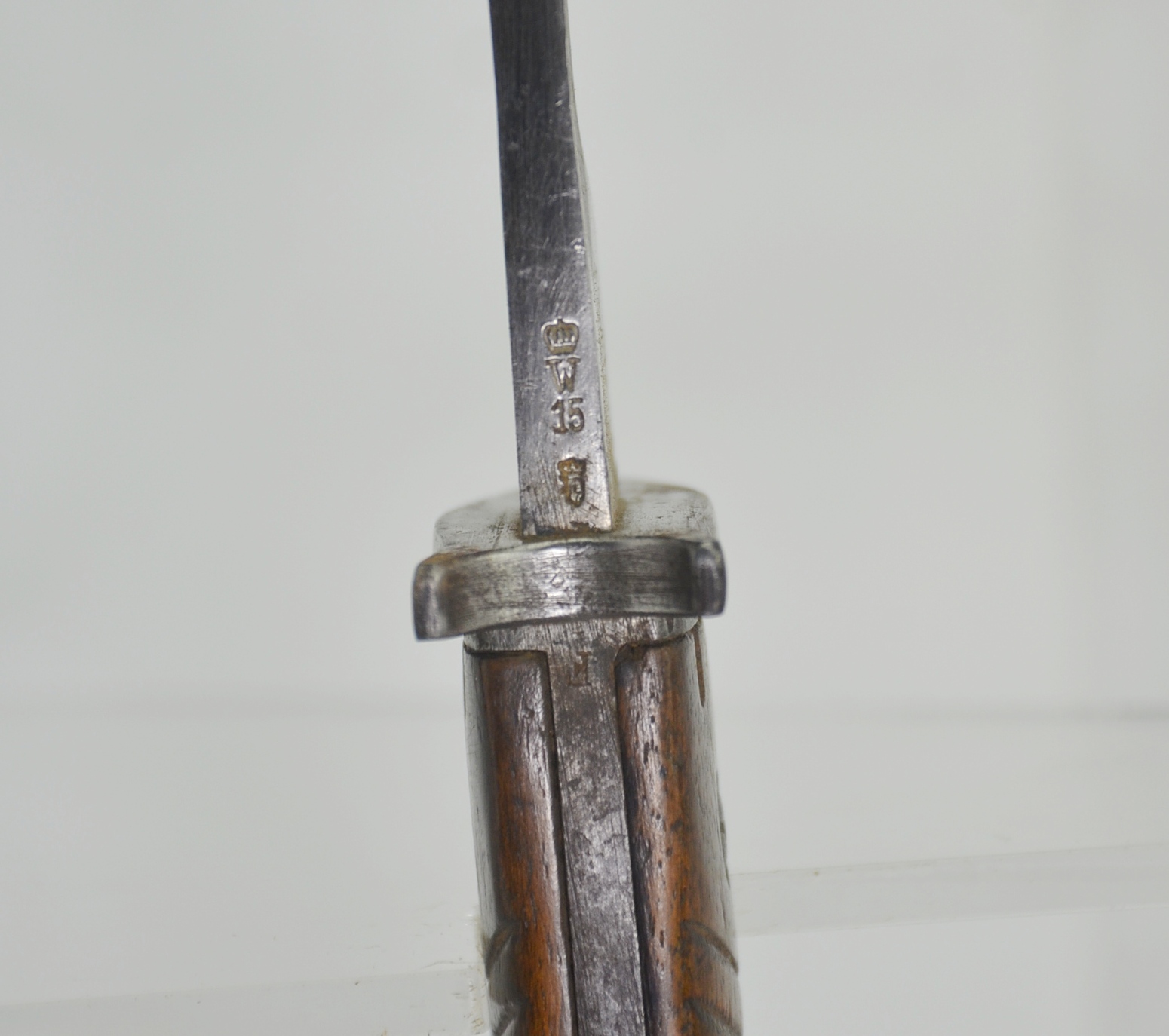 Original WW1 German Erfurt Butchers Bayonet and Scabbard - Image 4