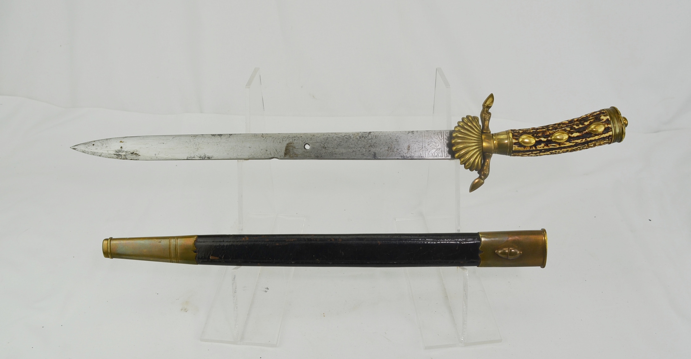 Imperial German Forester’s Hunting Dagger and Scabbard