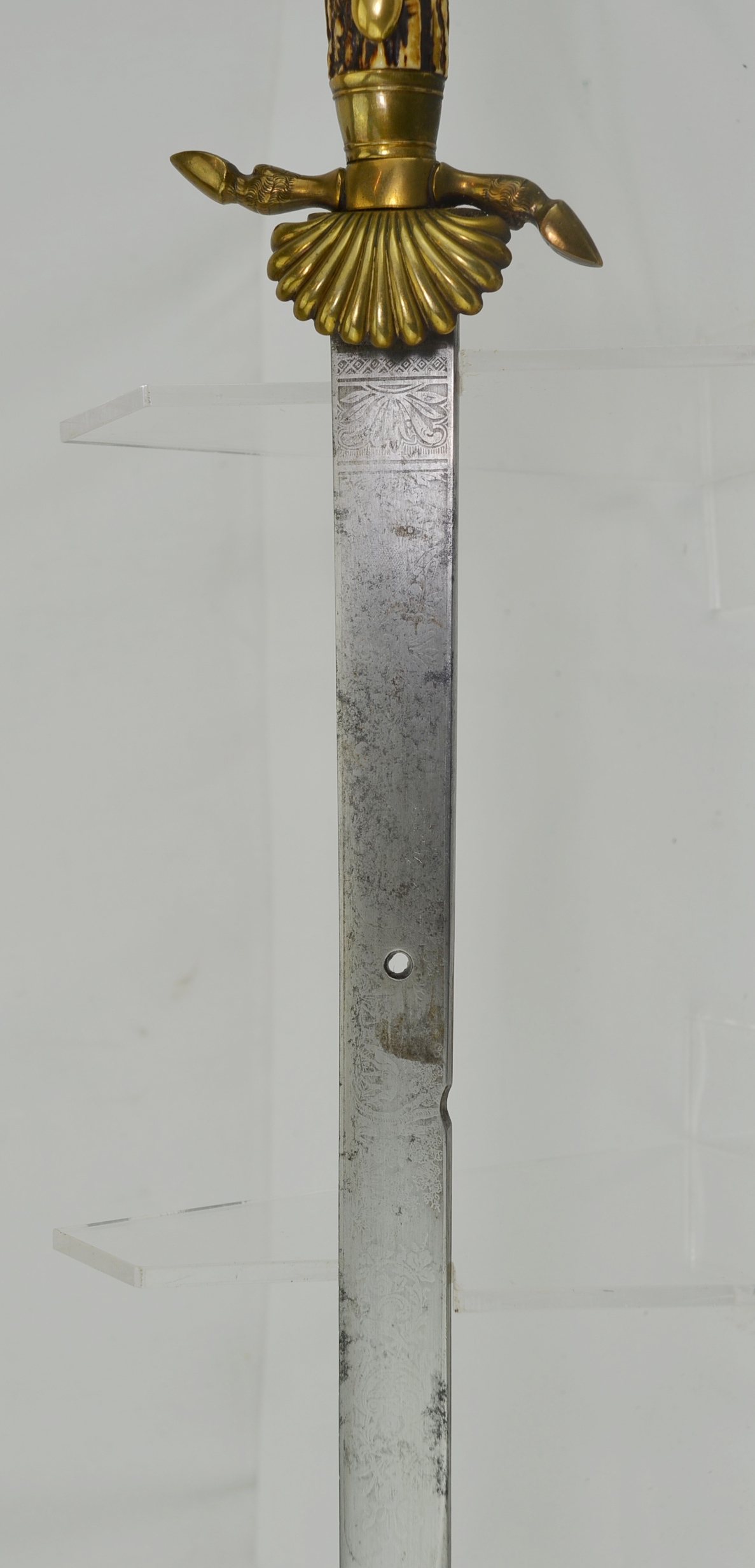 Imperial German Forester’s Hunting Dagger and Scabbard - Image 4