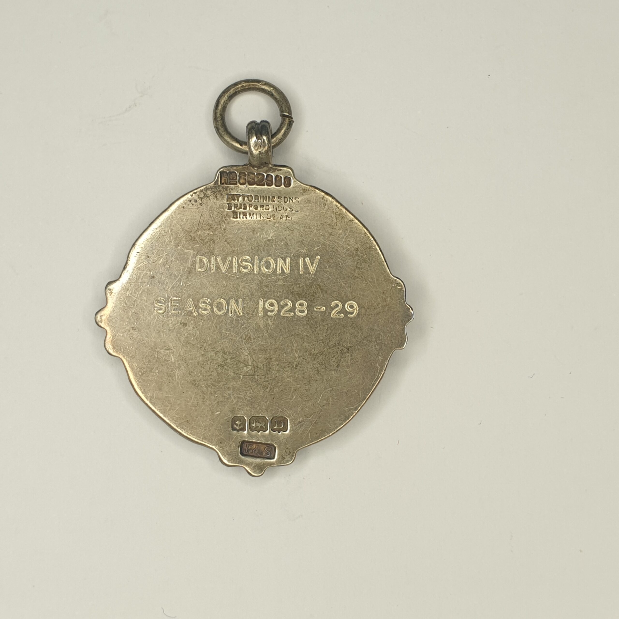 Gosport District 1928 1929 Football Silver Medal - Image 2