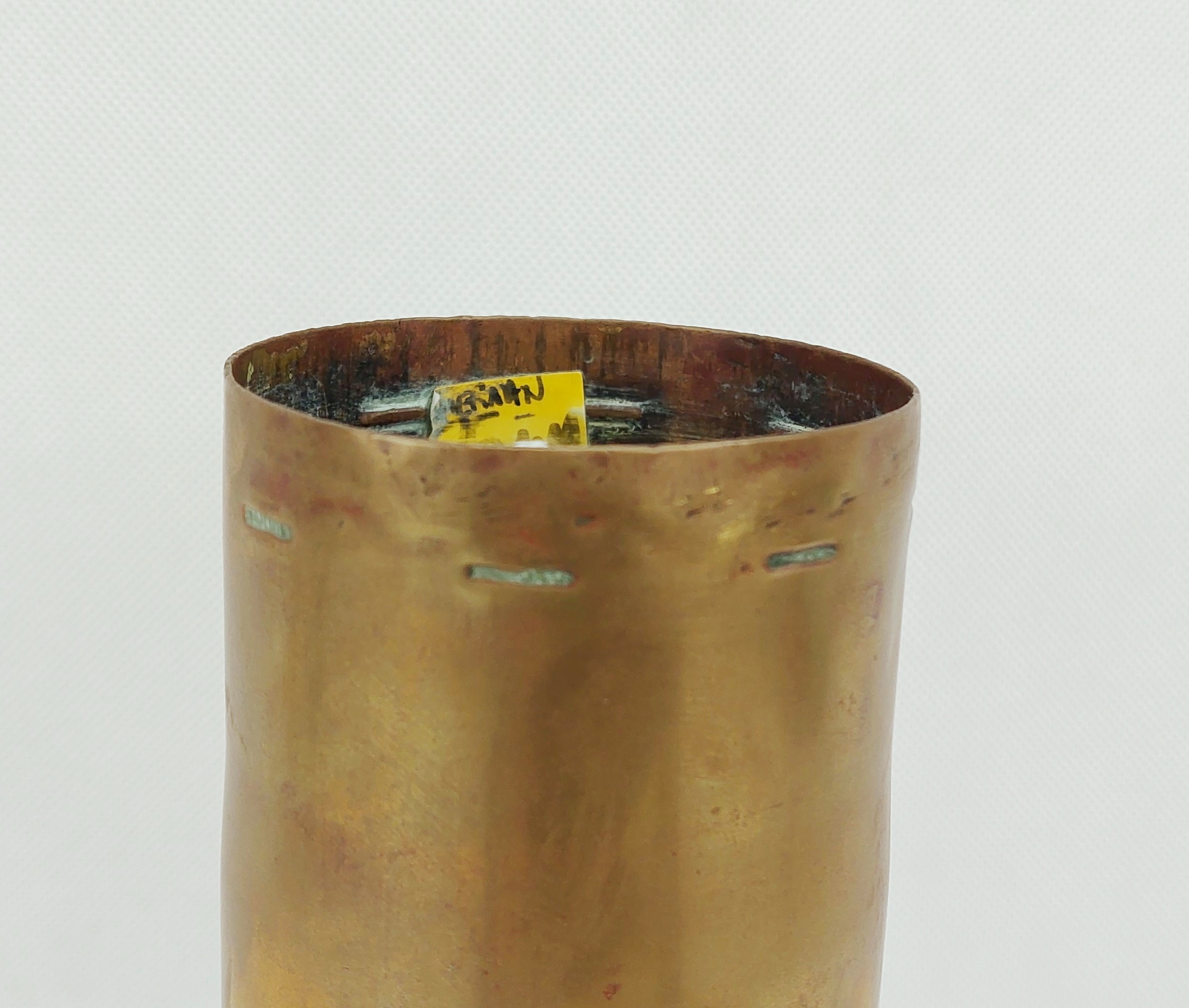 WW2 1943 Dated 75mm M18 Artillery Shell Case - Image 2