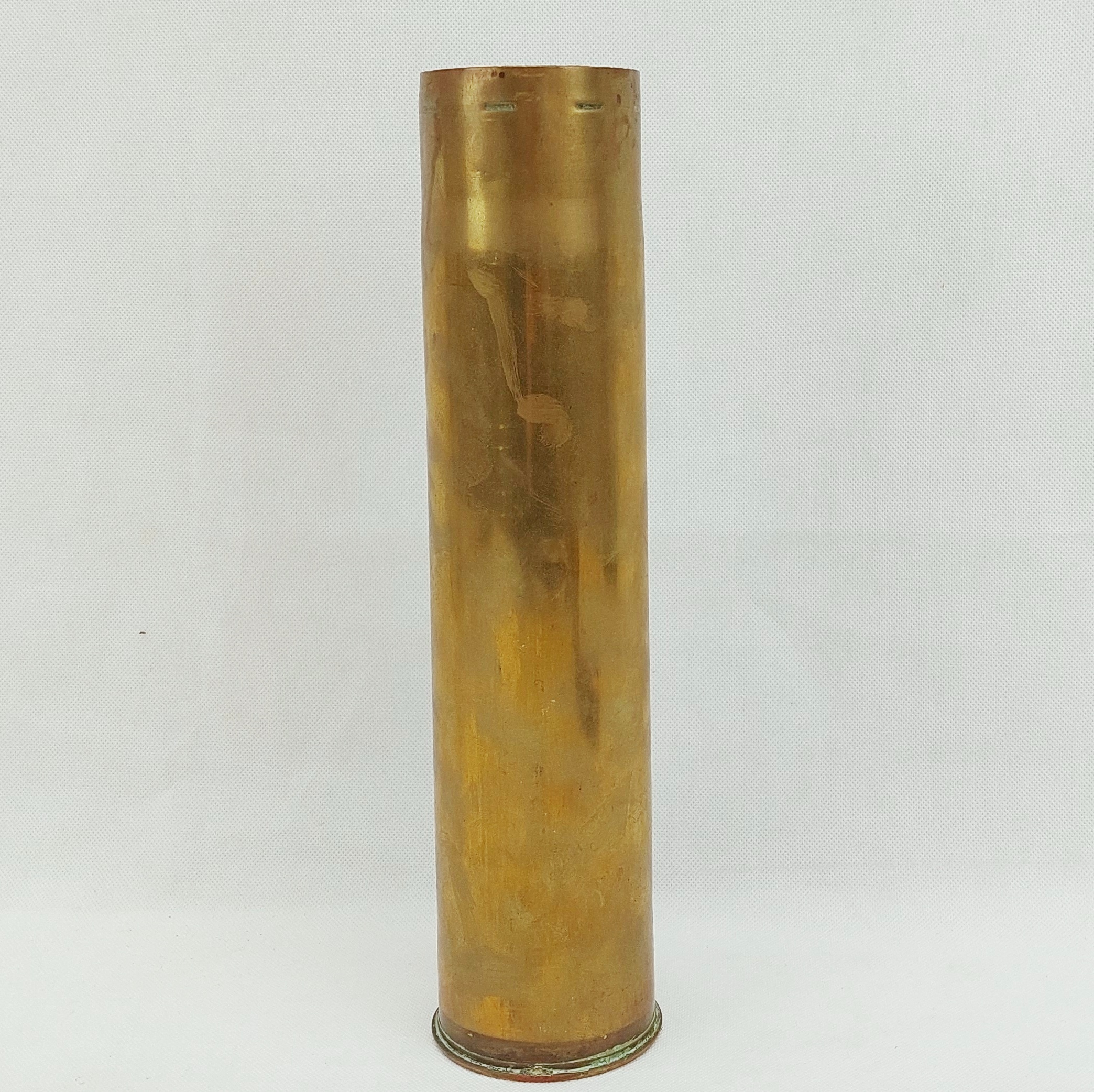WW2 1943 Dated 75mm M18 Artillery Shell Case - Image 3
