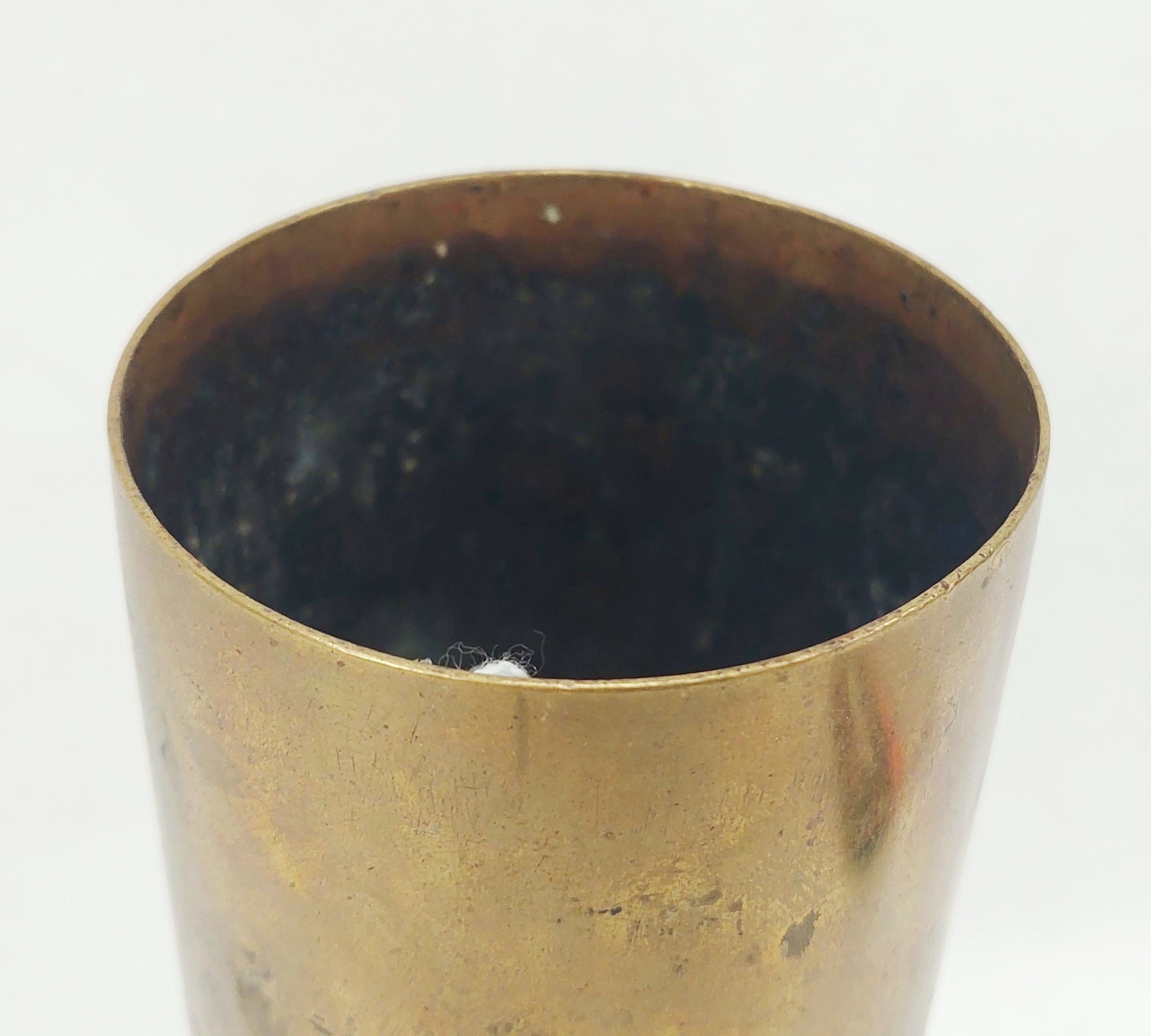 German 1916 Dated Artillery Shell Case - Image 2