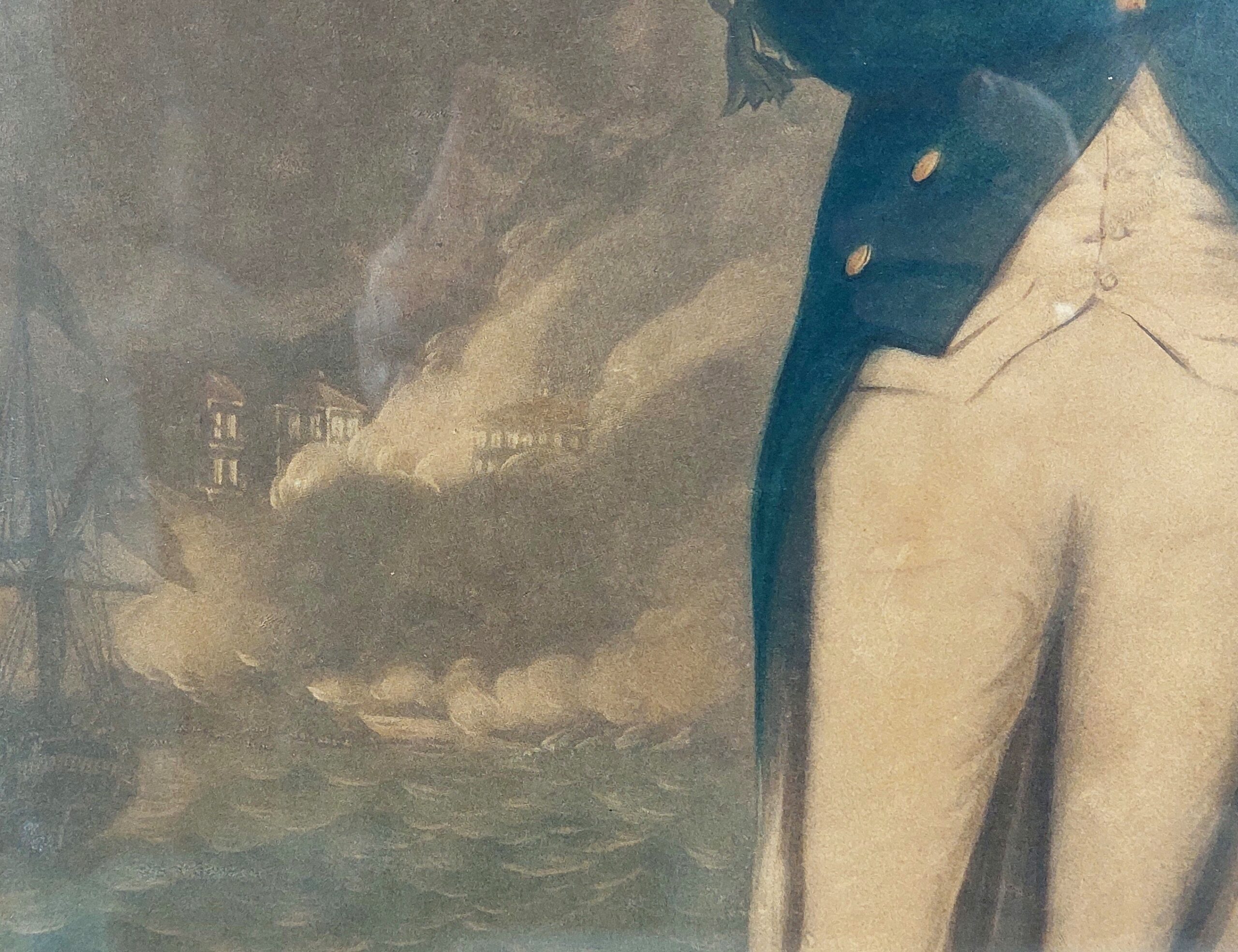 Framed Chromolithographic Print of Lord Nelson - Image 3