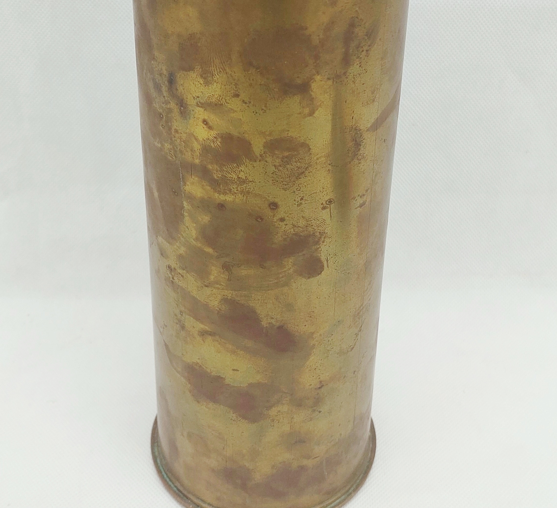 13 Pdr 1918 Dated Artillery Shell Case - Image 3