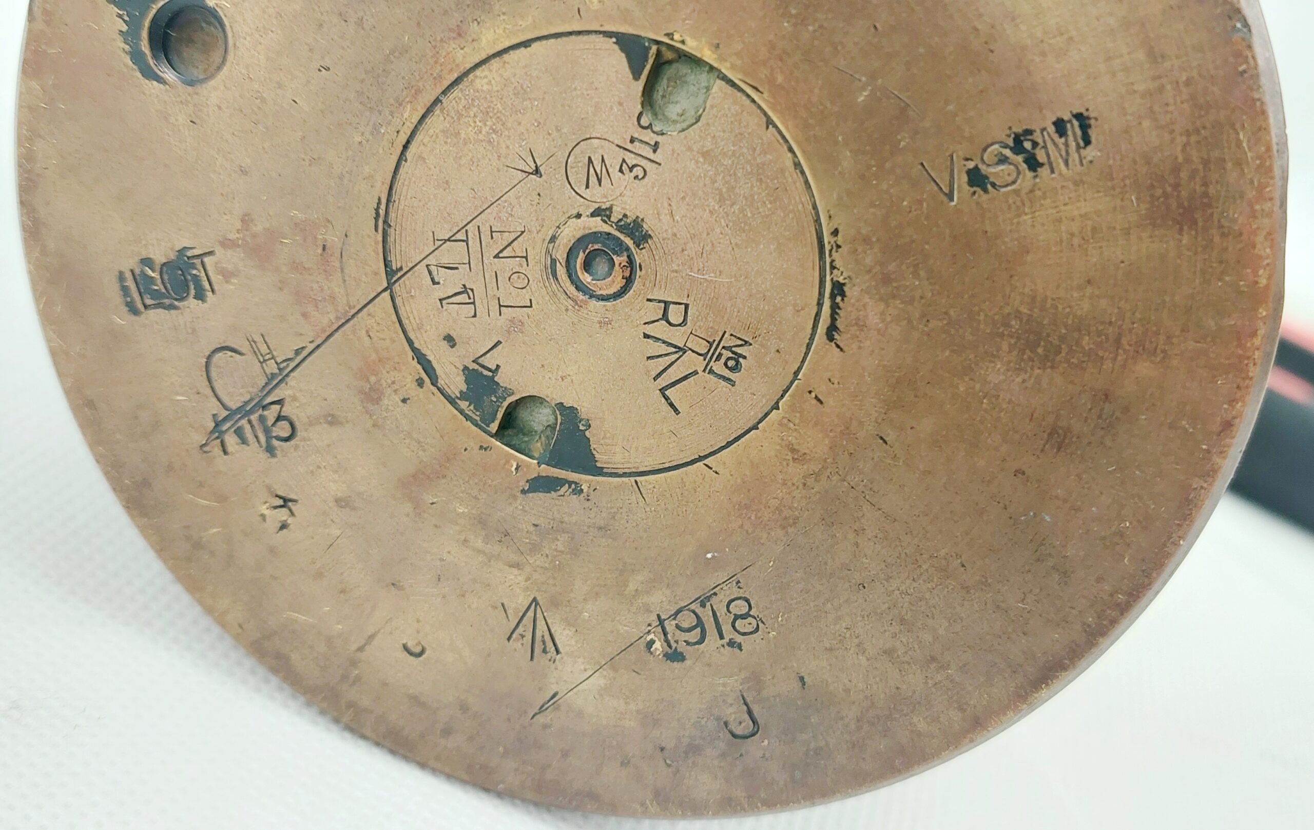 13 Pdr 1918 Dated Artillery Shell Case - Image 6