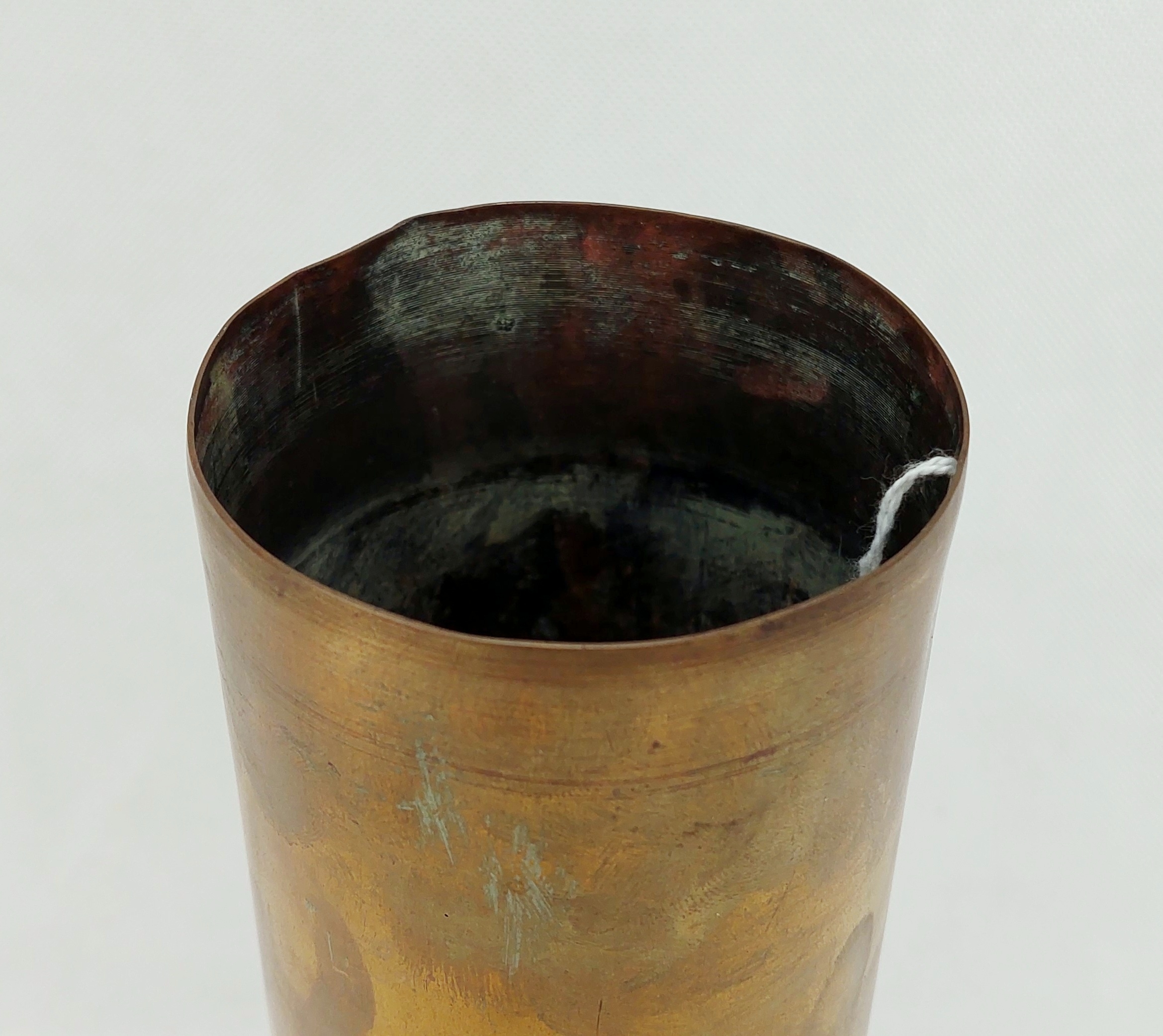 WW1 1916 Dated 18 Pounder Artillery Shell Case - Image 2
