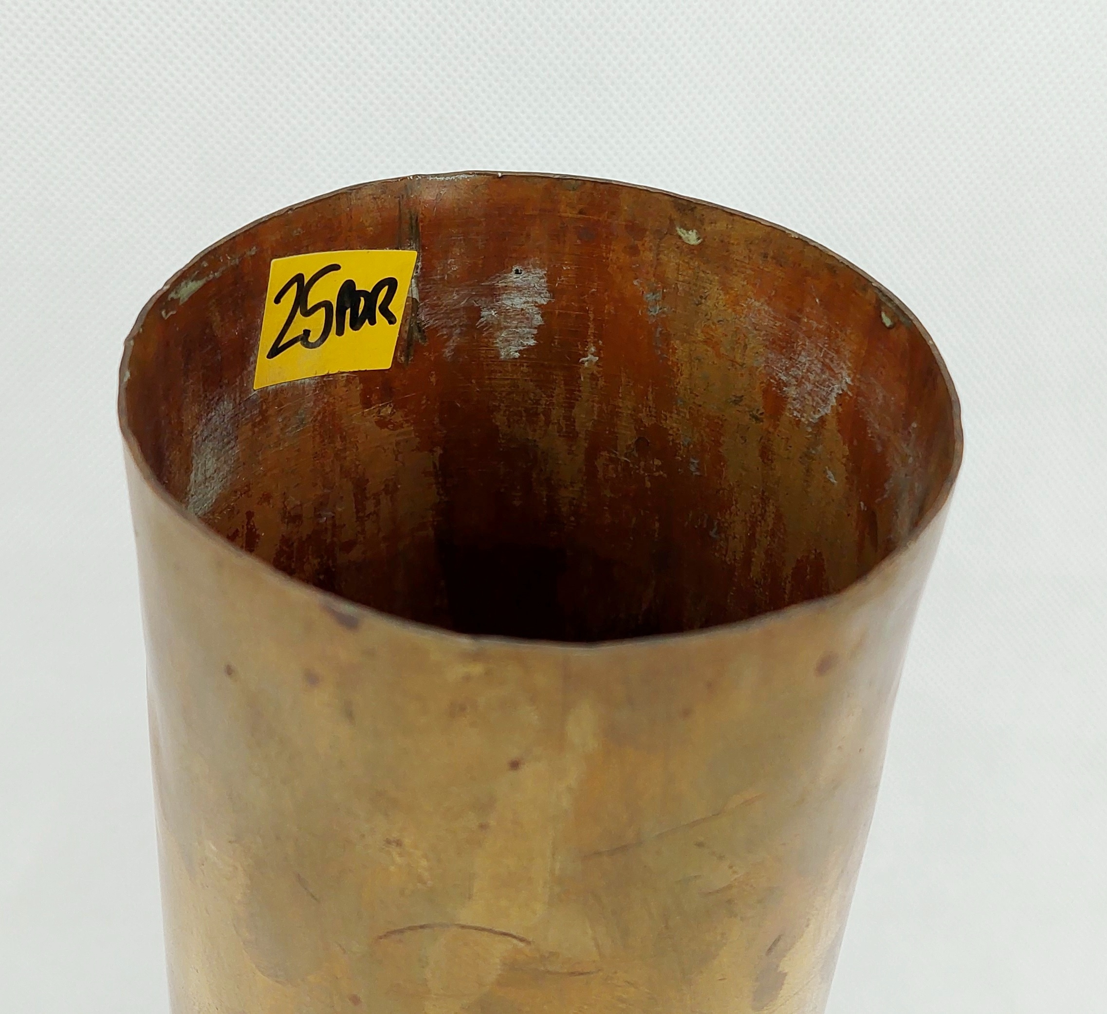 1972 Dated 25 Pounder Artillery Shell Case - Image 2