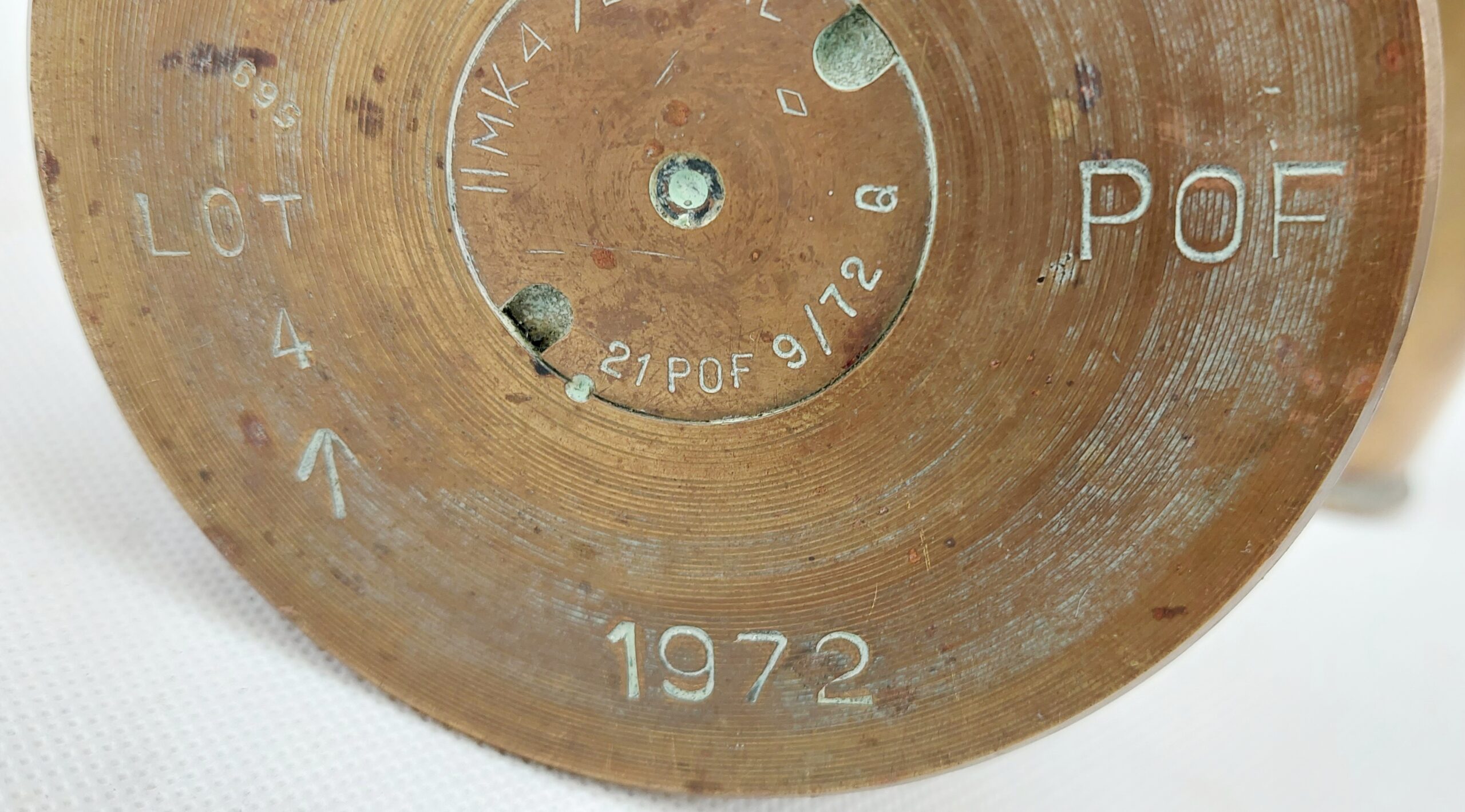 1972 Dated 25 Pounder Artillery Shell Case - Image 6