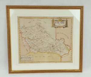 Hand Coloured Antique Map Of Berkshire By Robert Morden From Camdens Britannia c1695