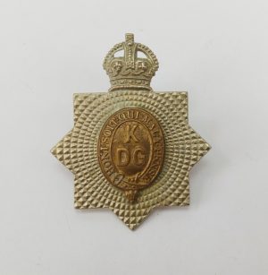 Kings Dragoons Guard Cap Badge