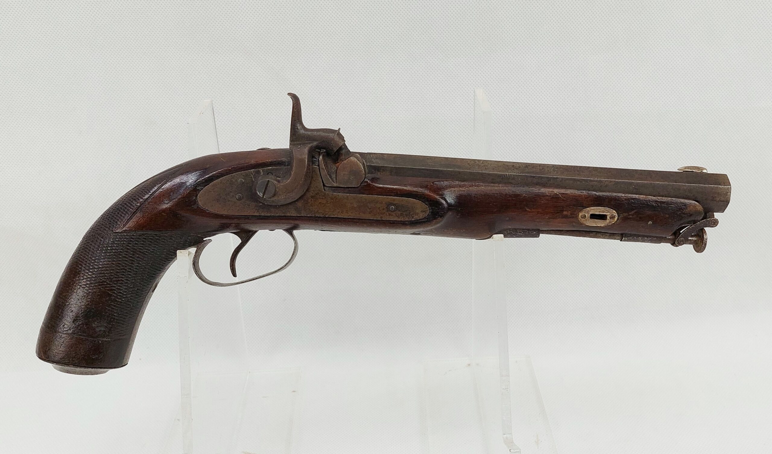 Mid 19th Century Manstopper Rifled Percussion Pistol