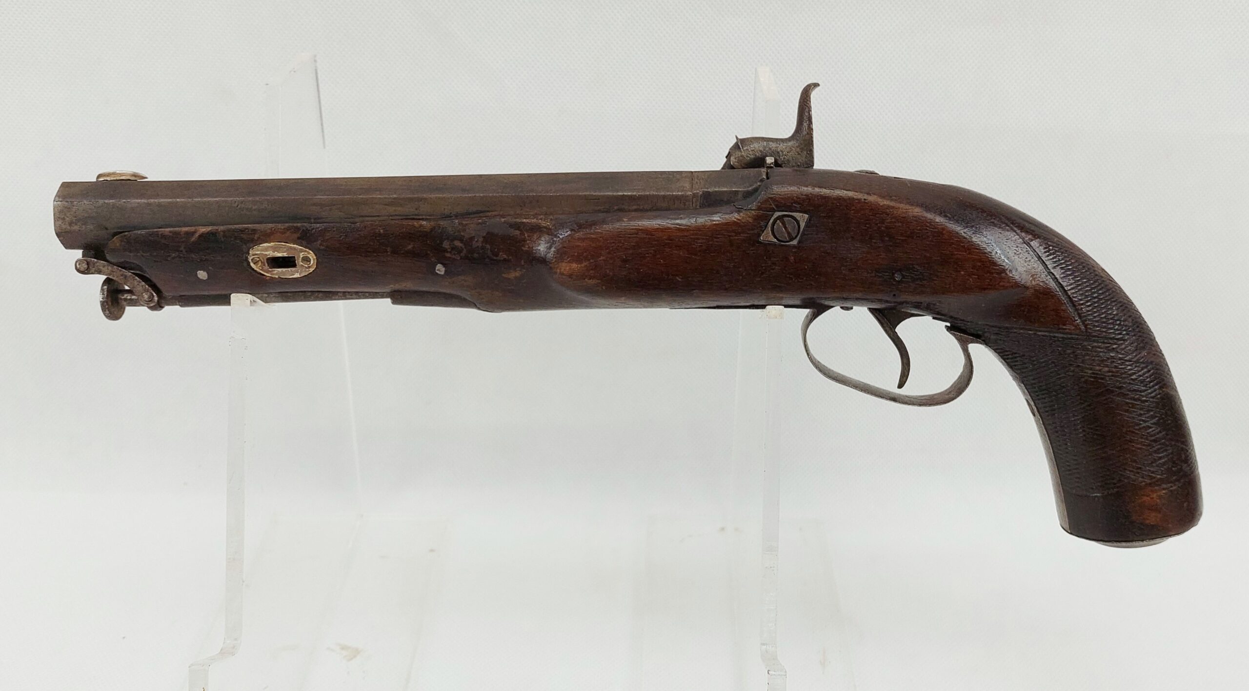 Mid 19th Century Manstopper Rifled Percussion Pistol - Image 7
