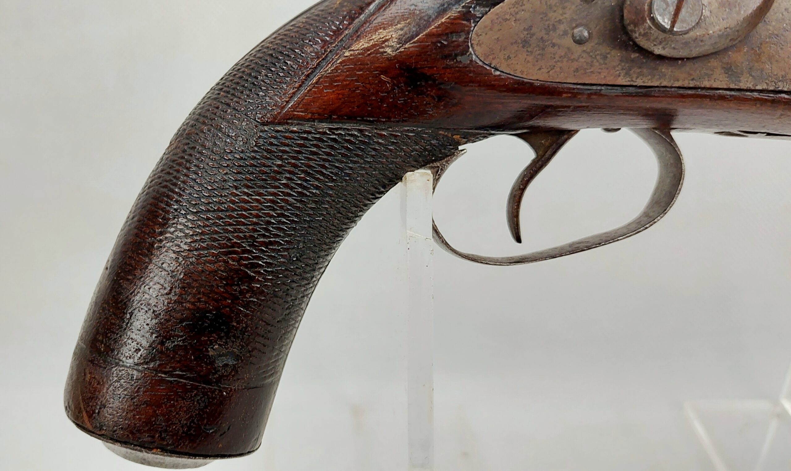 Mid 19th Century Manstopper Rifled Percussion Pistol - Image 14