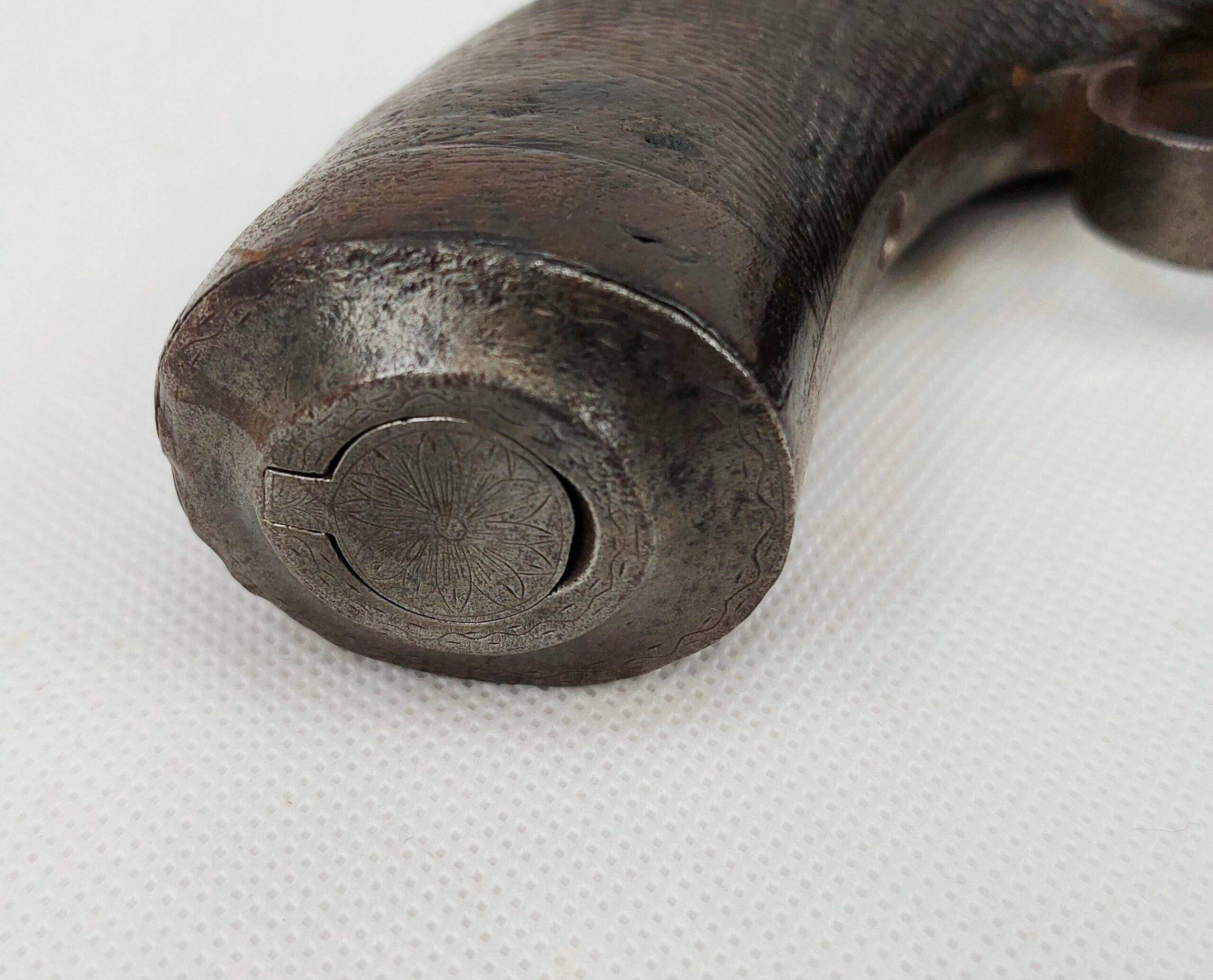 Mid 19th Century Manstopper Rifled Percussion Pistol - Image 9