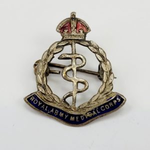 Royal Army Medical Corp Enamel Sweetheart Badge
