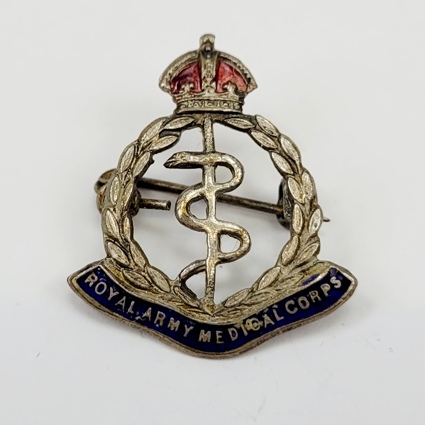 Royal Army Medical Corp Enamel Sweetheart Badge