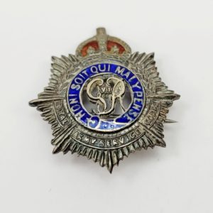 Royal Army Service Corp Enamelled Sweetheart Badge