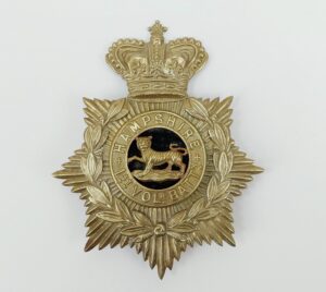 Victorian Hampshire 1st Volunteers Battalion Shako Plate