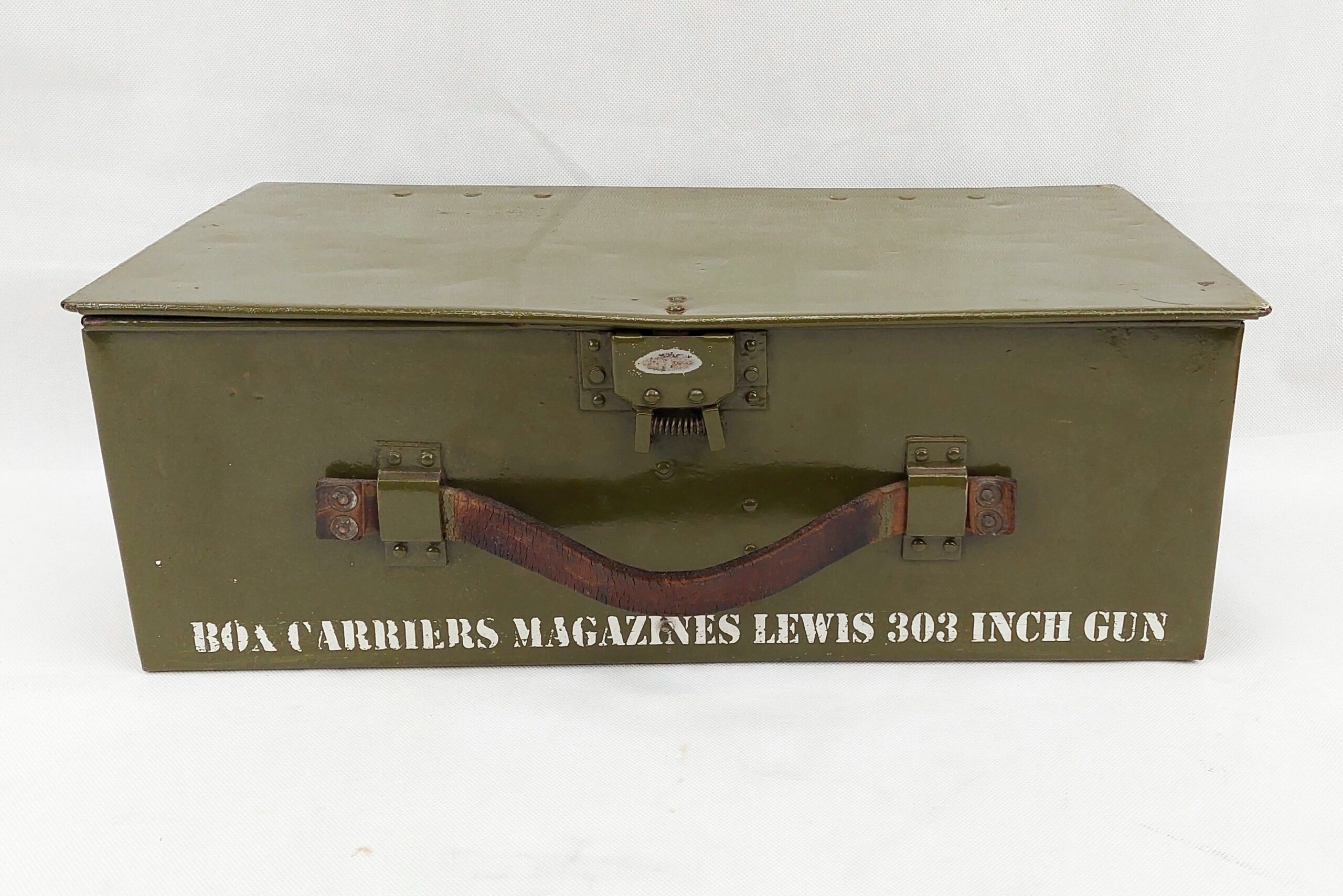 WW1 Lewis Machine Gun Magazine Case With Magazine Winder - Image 2