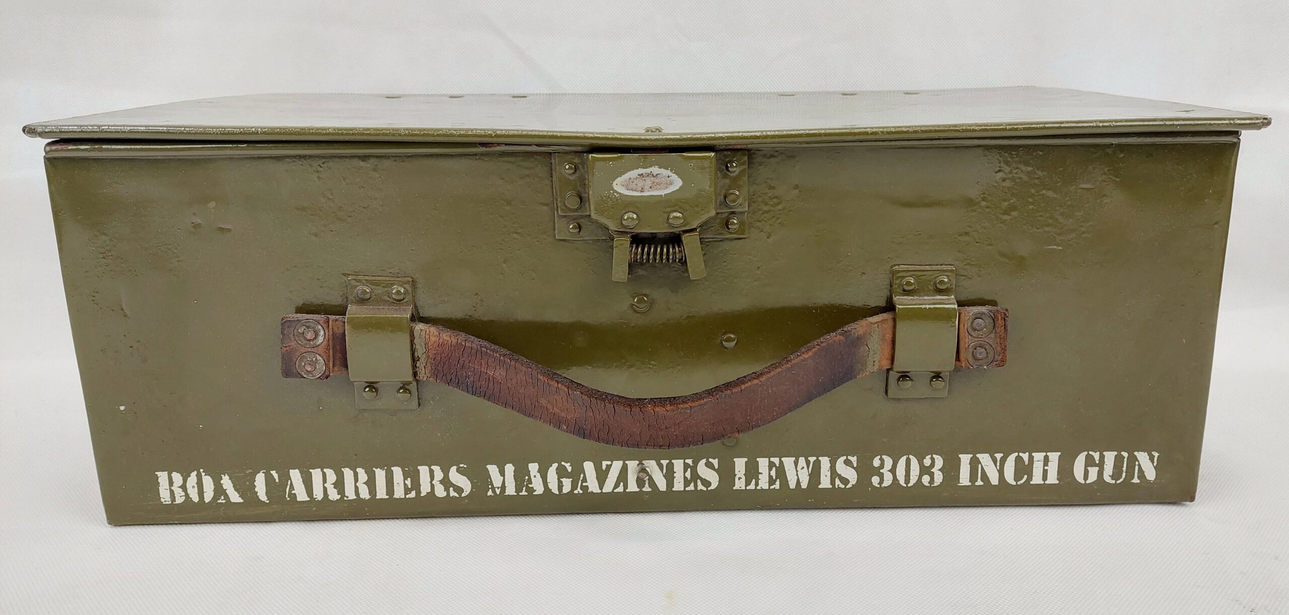 WW1 Lewis Machine Gun Magazine Case With Magazine Winder - Image 3