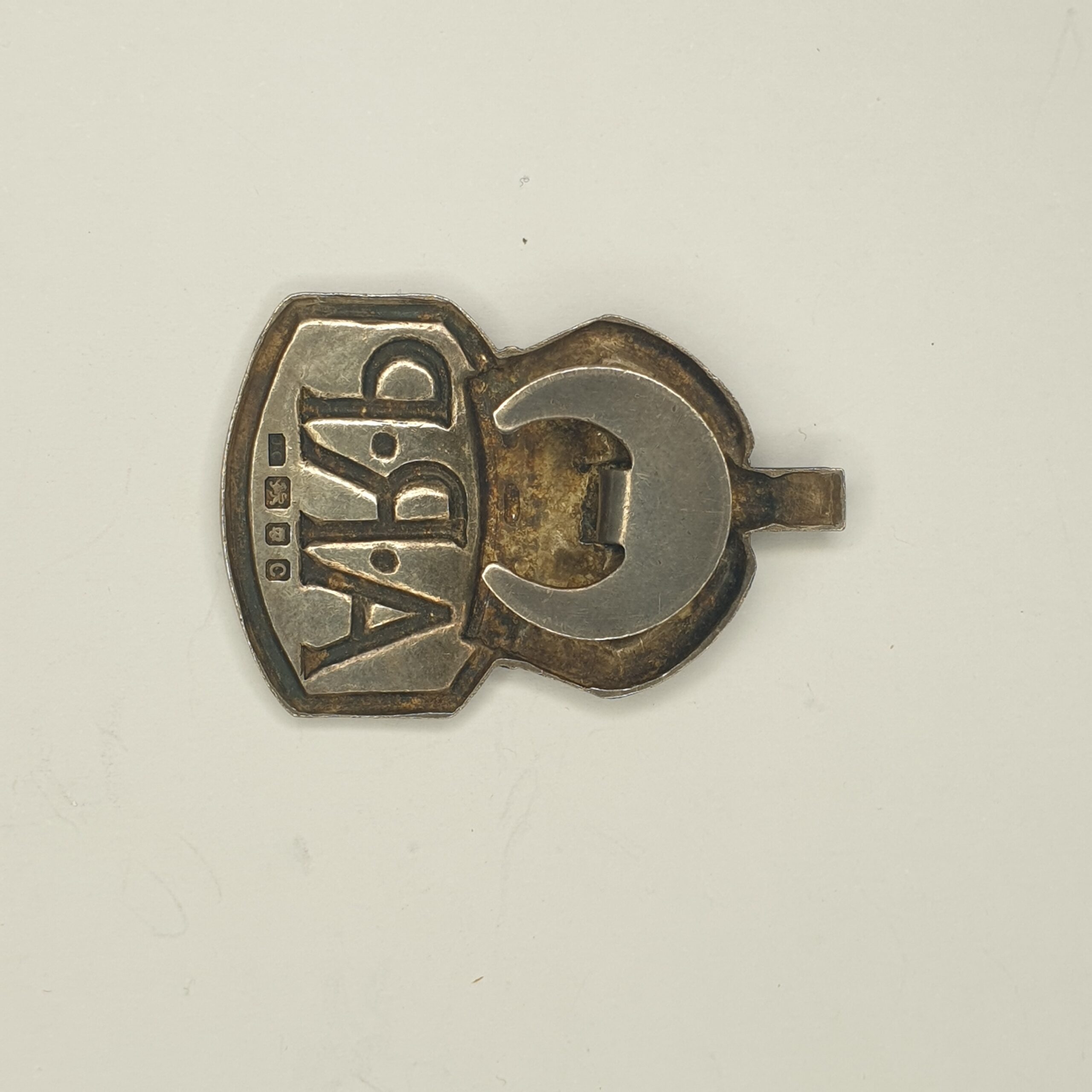 WW2 ARP Air Raid Precaution Silver Badge London 1938 - Image 3