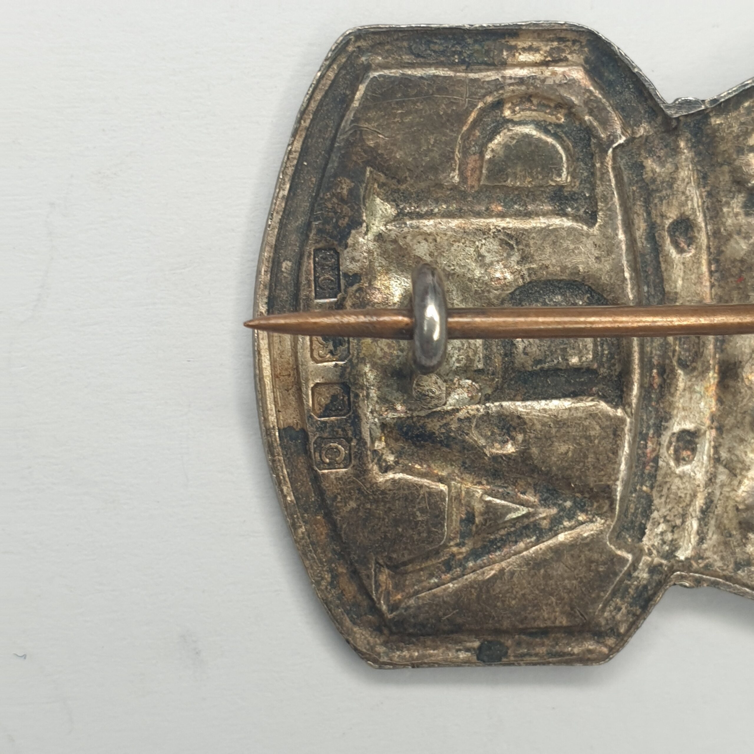 WW2 ARP Air Raid Precaution Silver Badge London 1938 #3 - Image 3