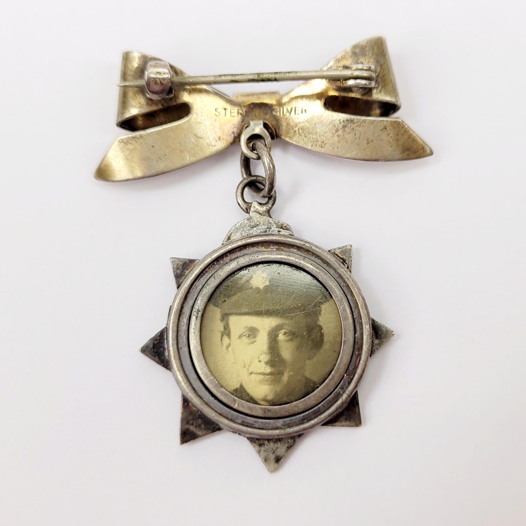 WW2 Army Service Corps Sweetheart With Photograph Of A Soldier - Image 2