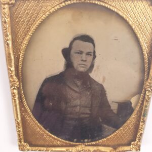 c1840 Victorian Daguerreotype Photograph Of A Gentleman