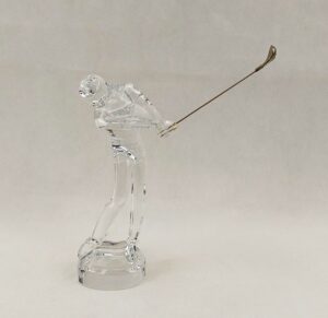 Baccarat Crystal Glass Golfer