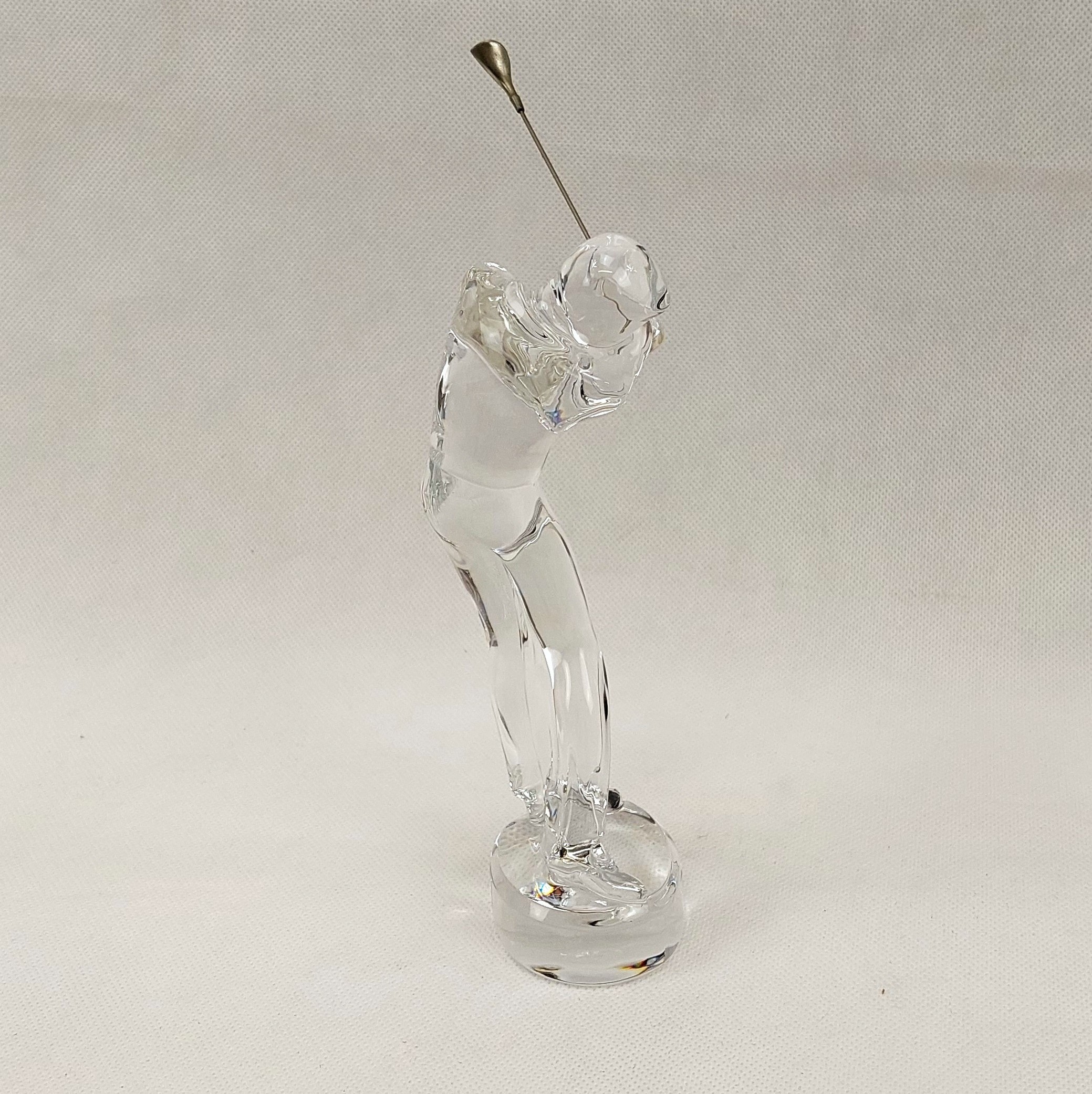 Baccarat Crystal Glass Golfer - Image 3