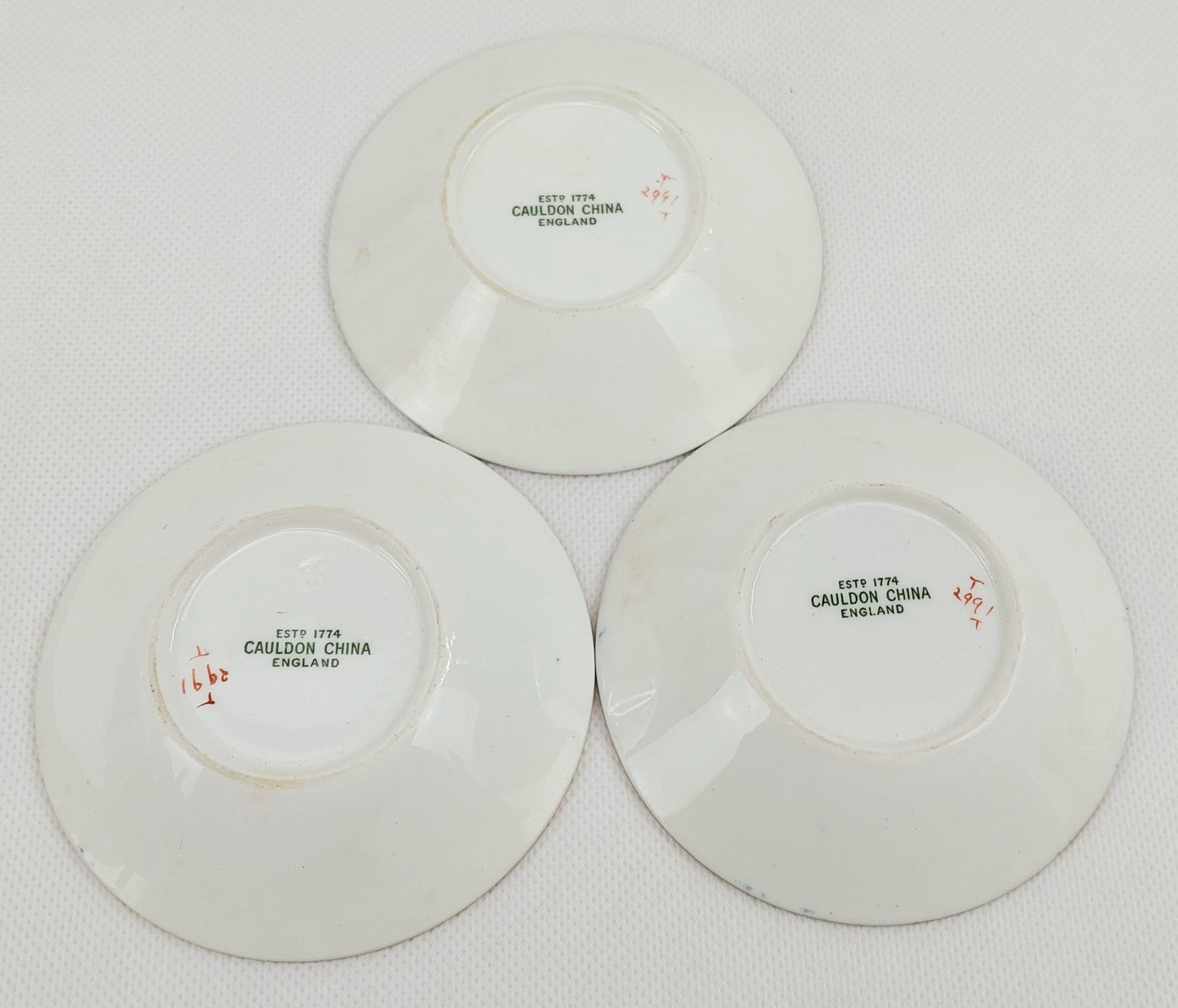 Cased Cauldron China Silver Mounted Coffee Service 1931 For Six - Image 22
