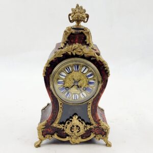 Circa 1880 French Boulle Work Mantel Clock By A And N