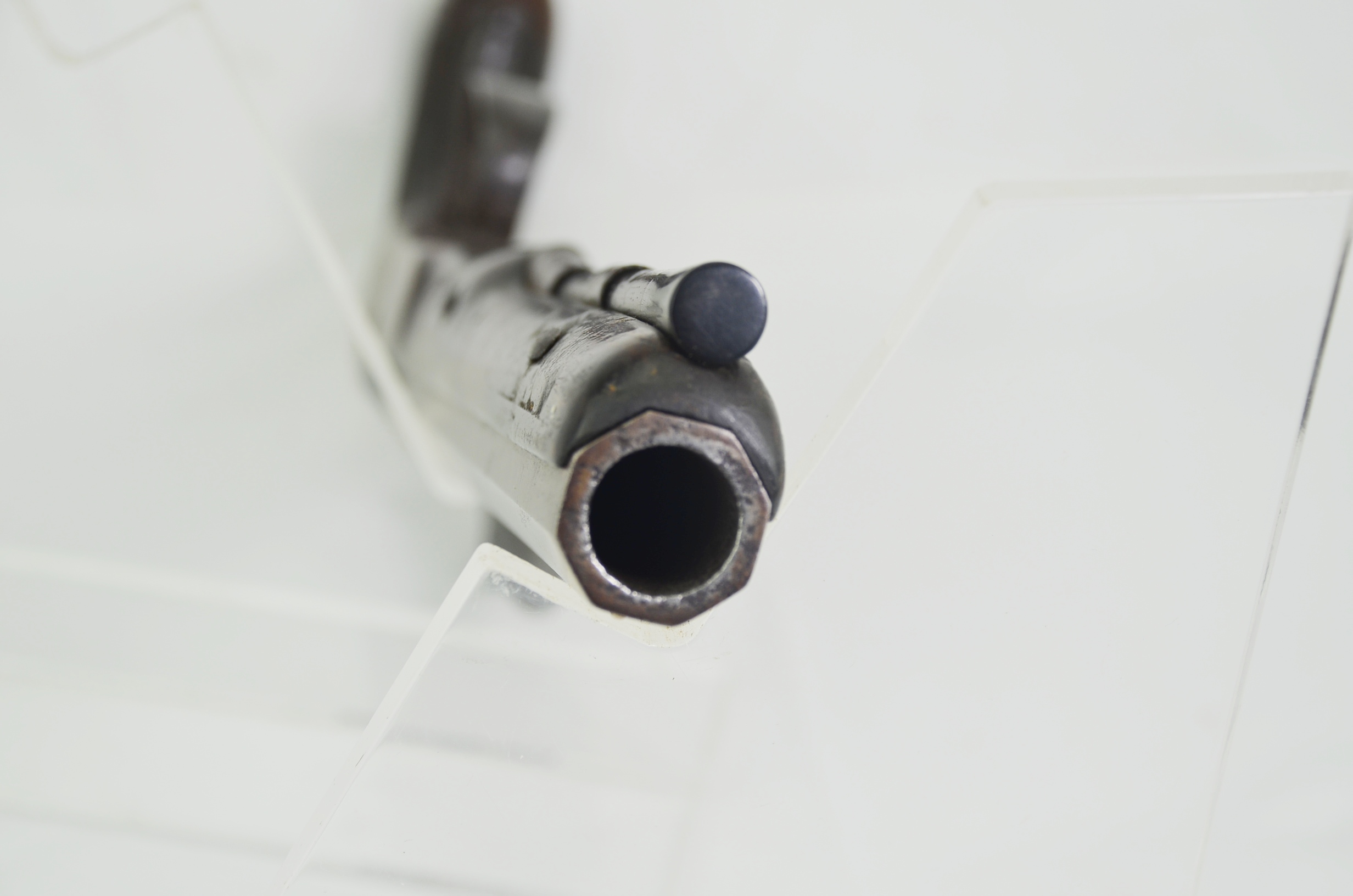 Very Fine Damascus Barreled Duelling Flintlock By William Parker Of London - Image 11