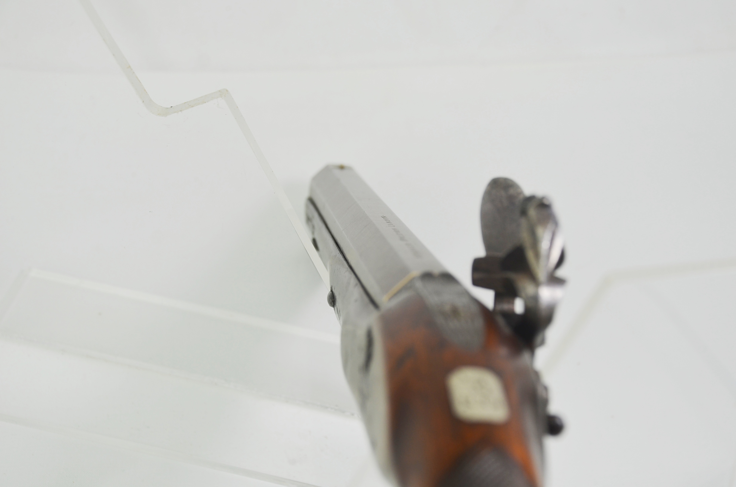 Very Fine Damascus Barreled Duelling Flintlock By William Parker Of London - Image 13