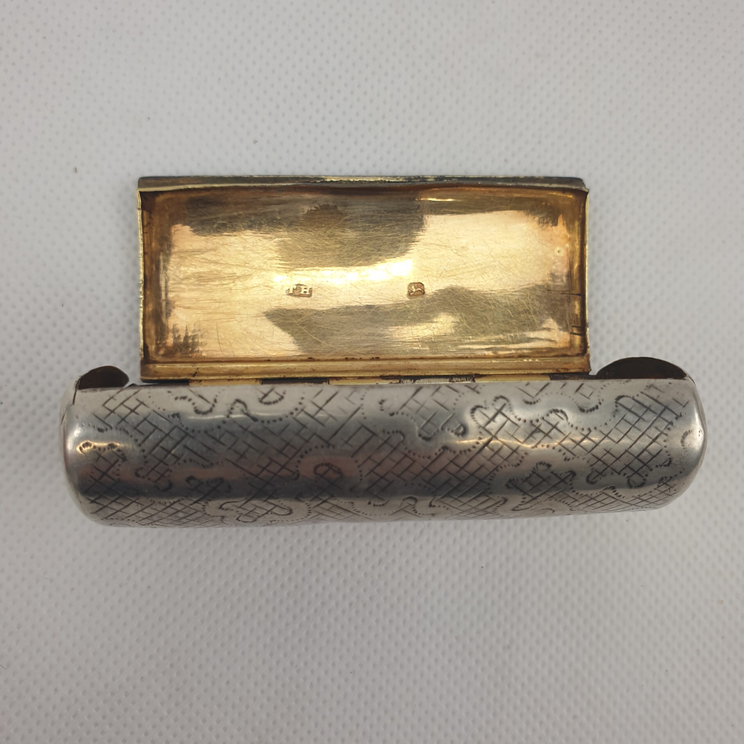 Georgian Silver Snuff Box Hallmarked For London 1802 And 1803 - Image 2
