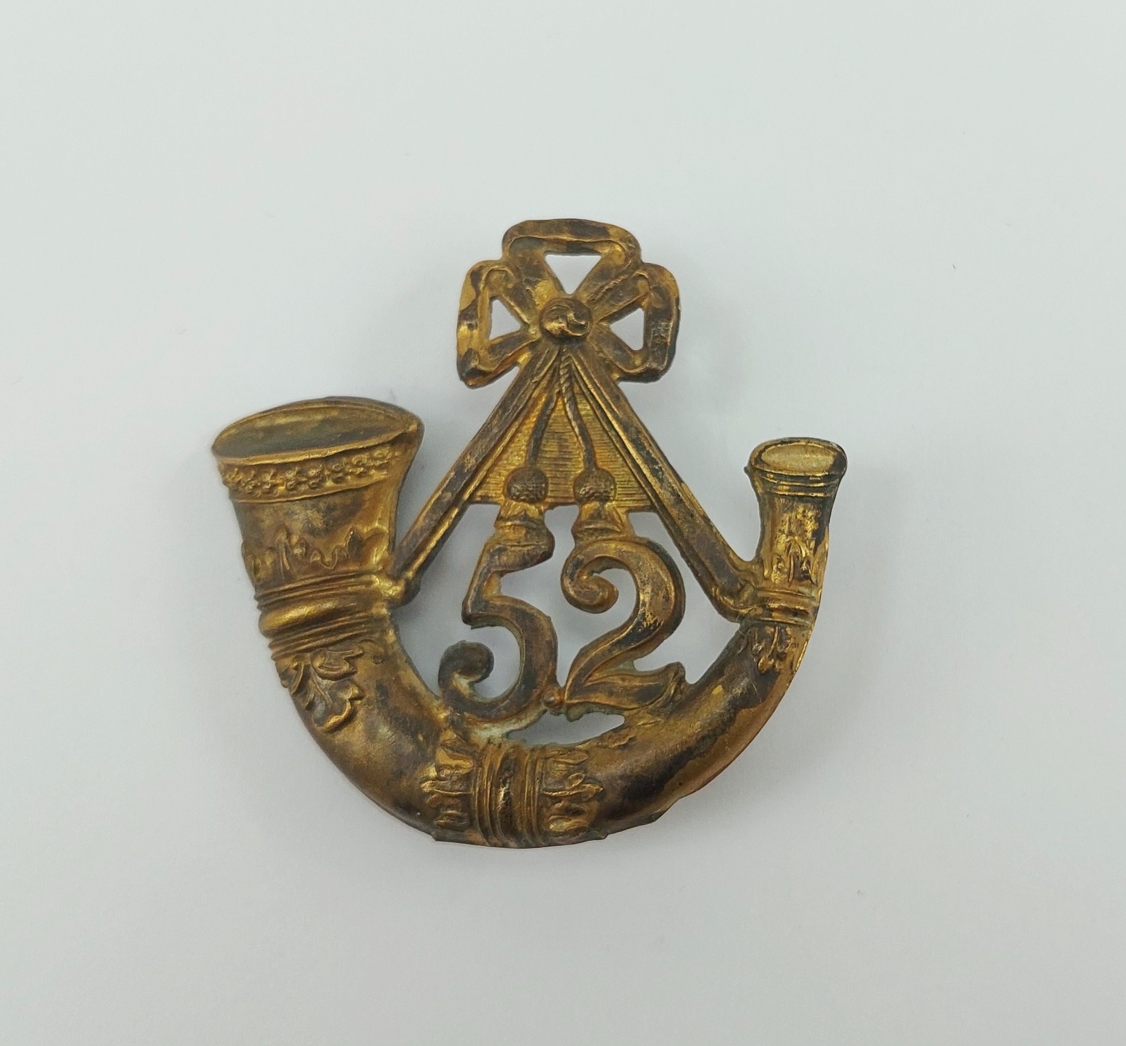 Victorian 52nd Regiment Oxfordshire Foot Glengarry Cap Badge